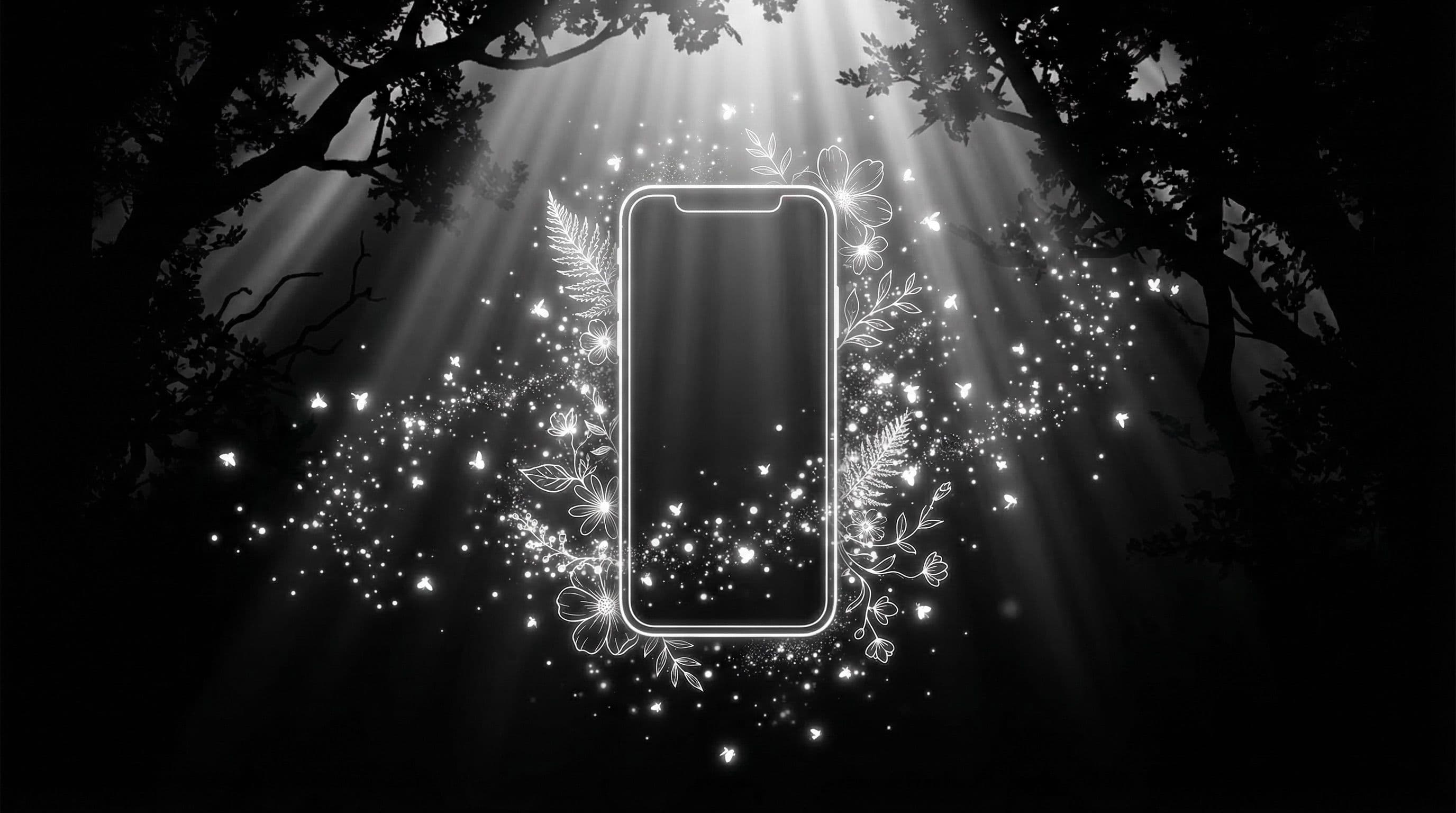 Fairycore wallpaper examples with ethereal dreamy style