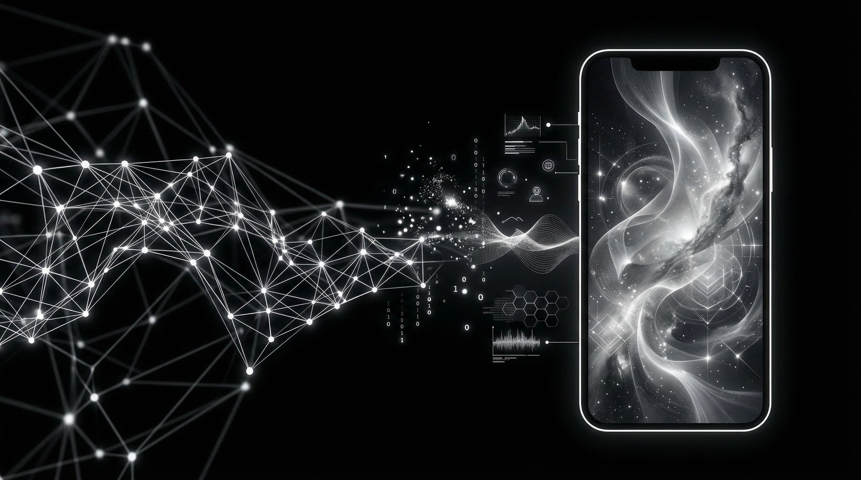 AI wallpaper creation workflow for phone setup