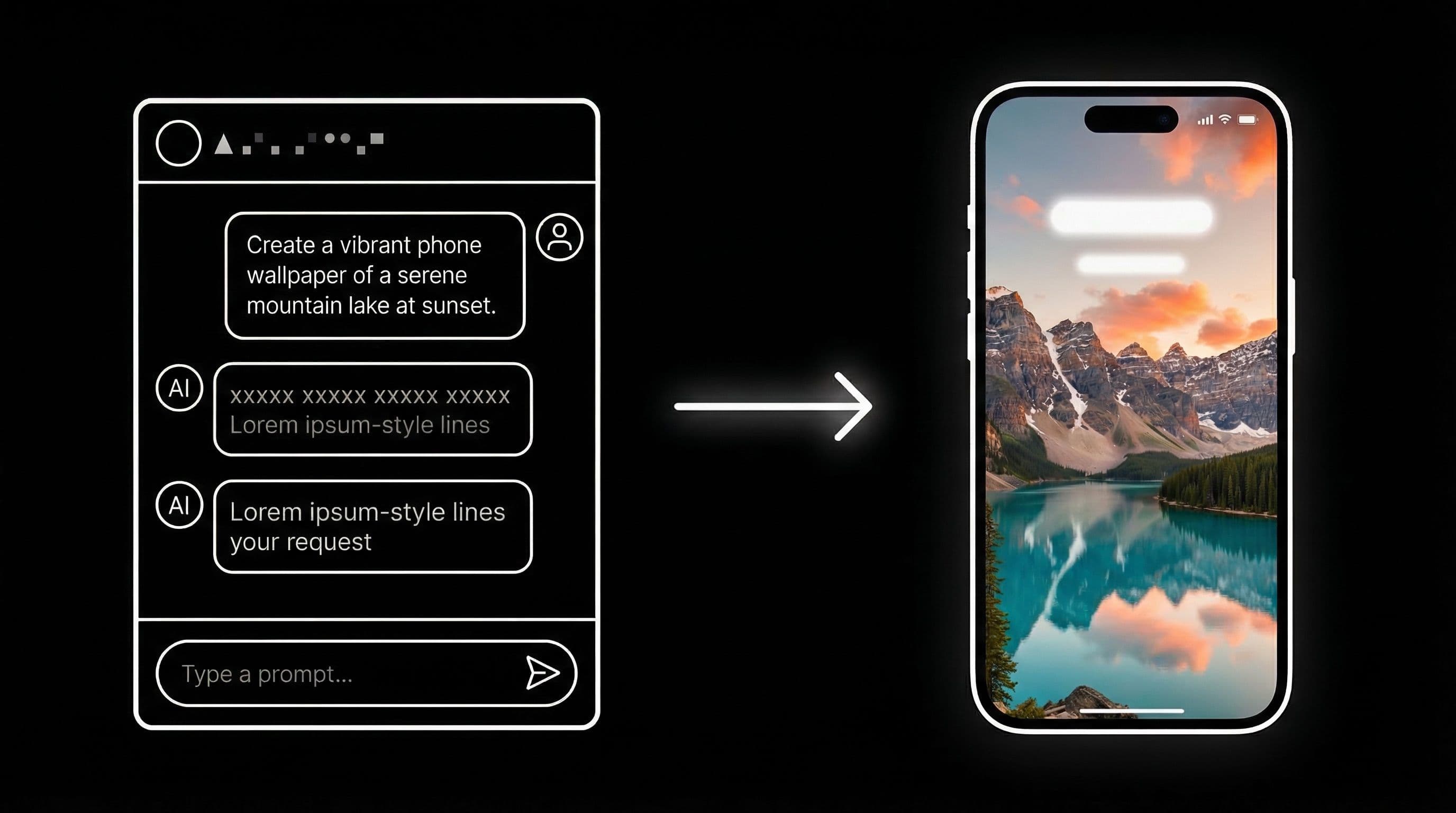ChatGPT 4o wallpaper creation step-by-step workflow