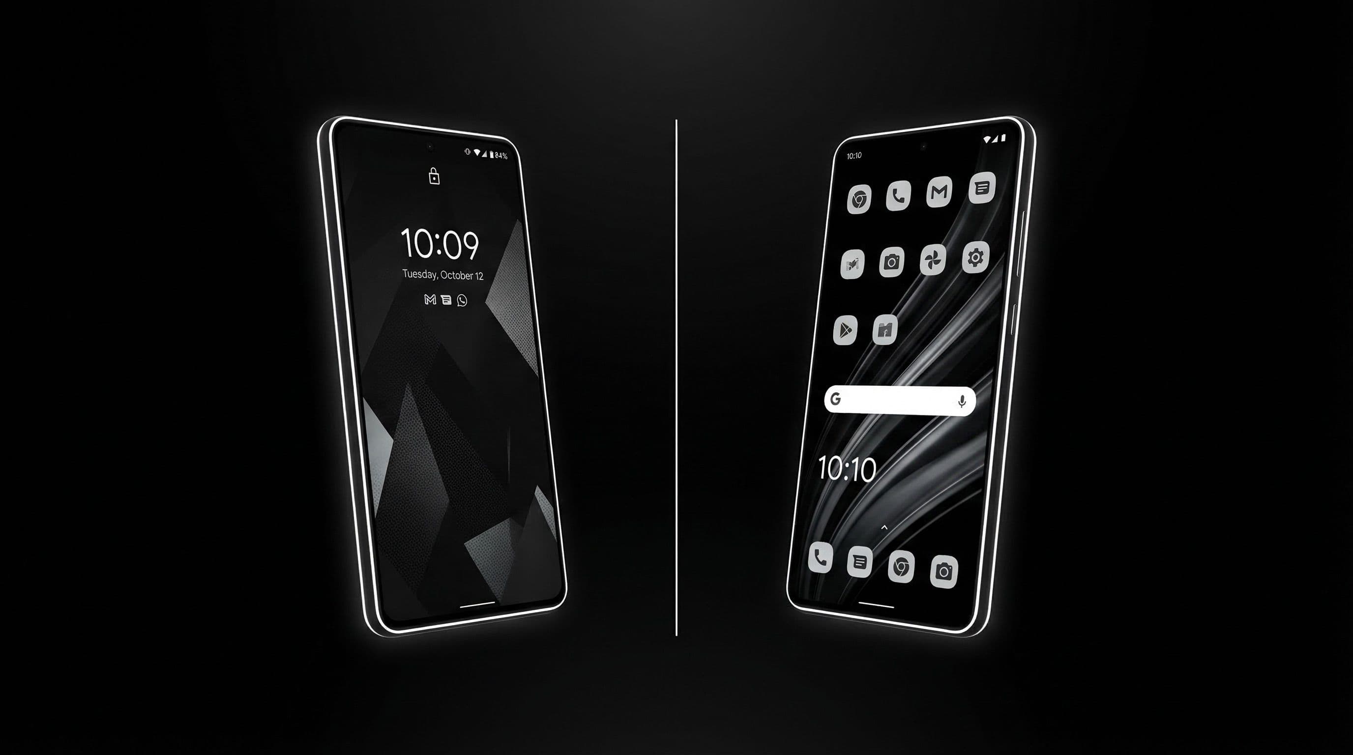 Android lock screen and home screen wallpaper setup