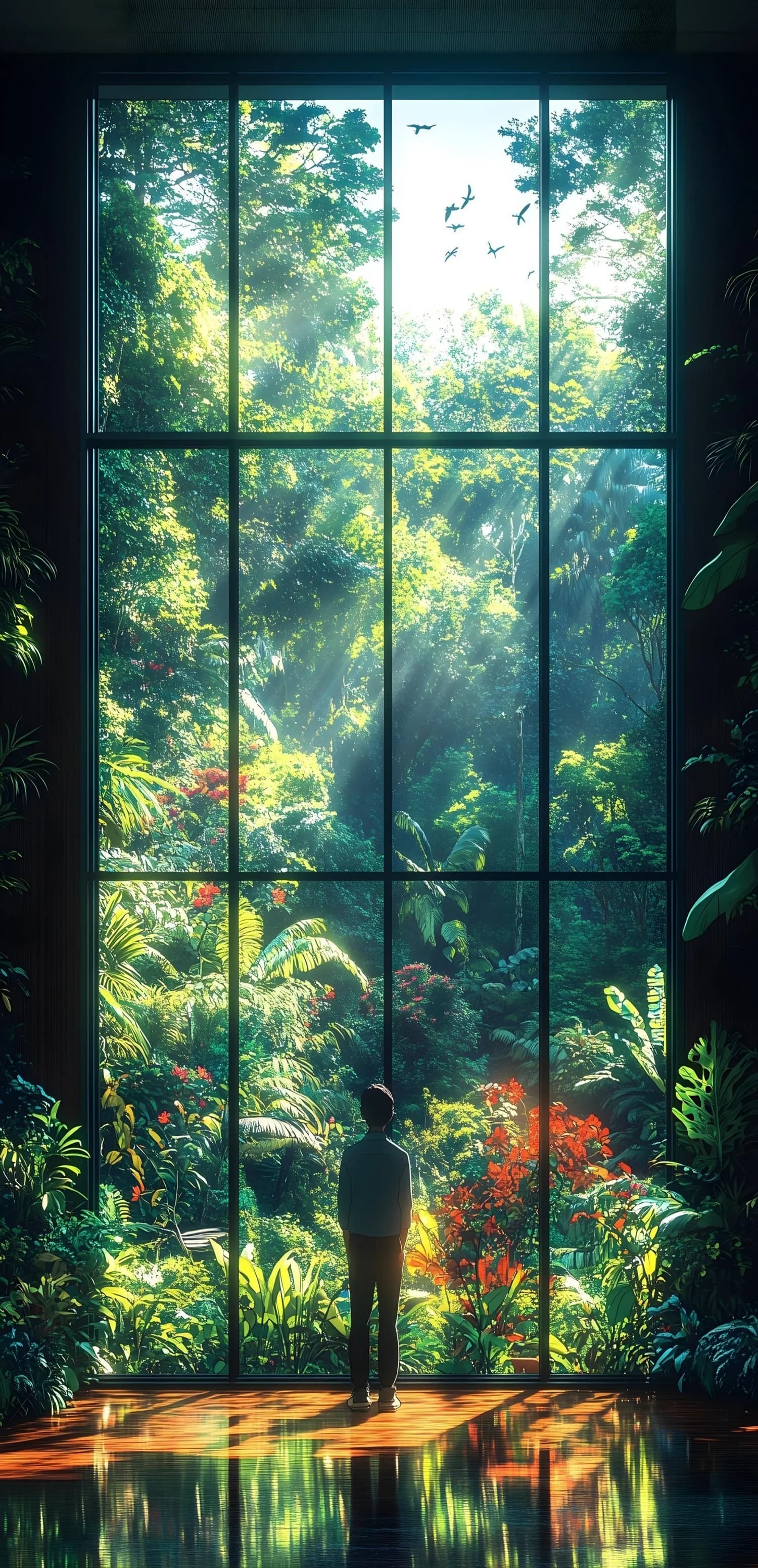 Jungle Window View