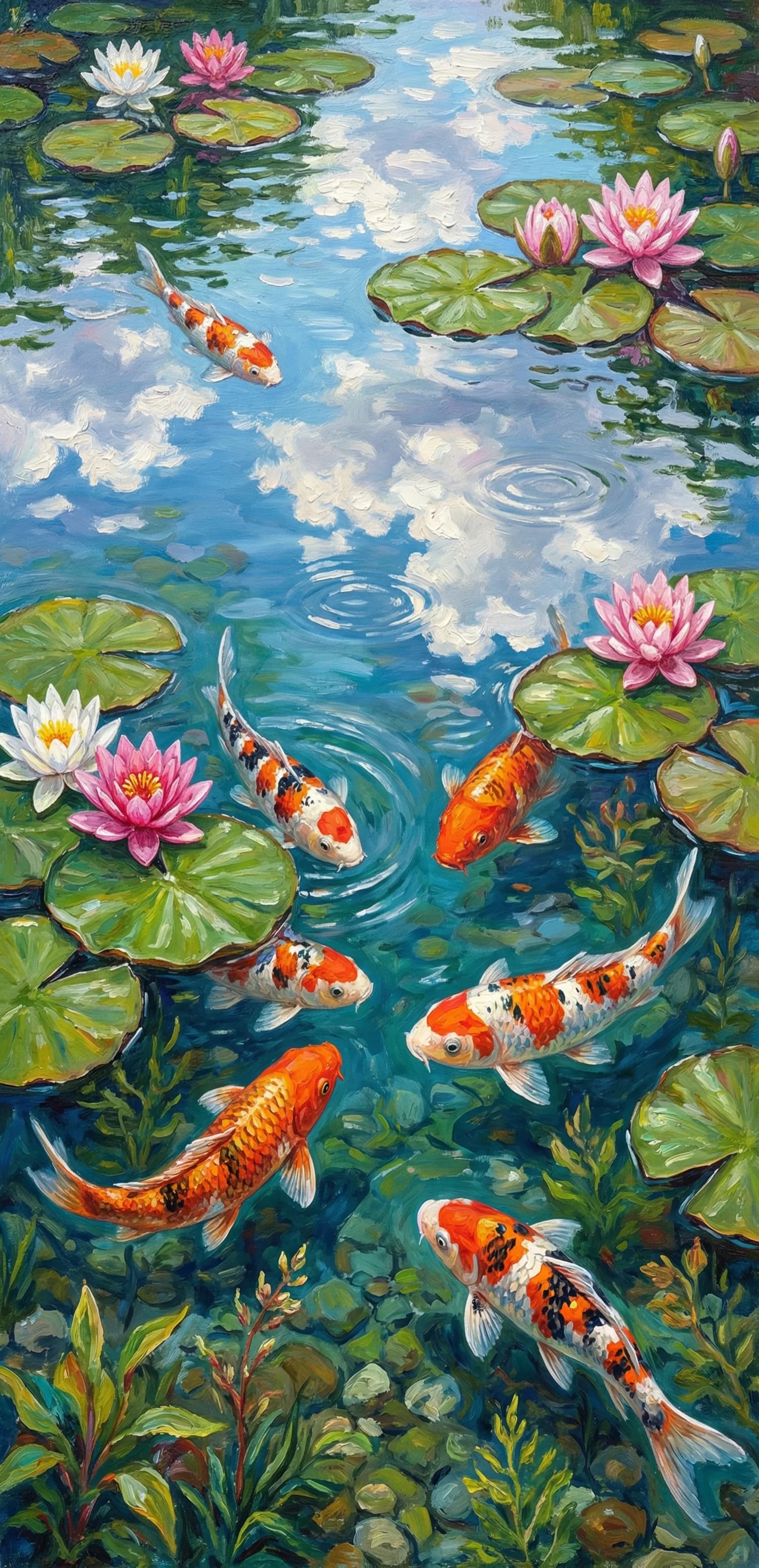 Koi Pond Serenity