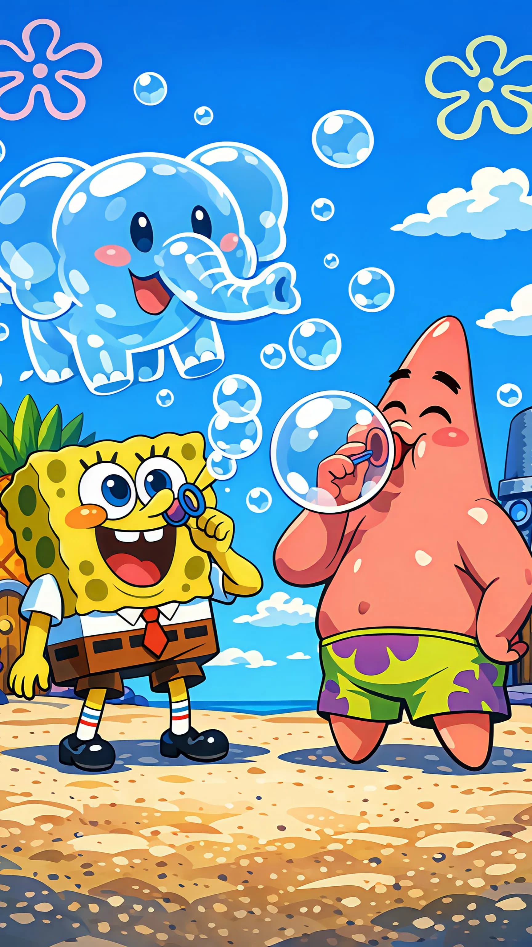 SpongeBob & Patrick's Beach Bubbles