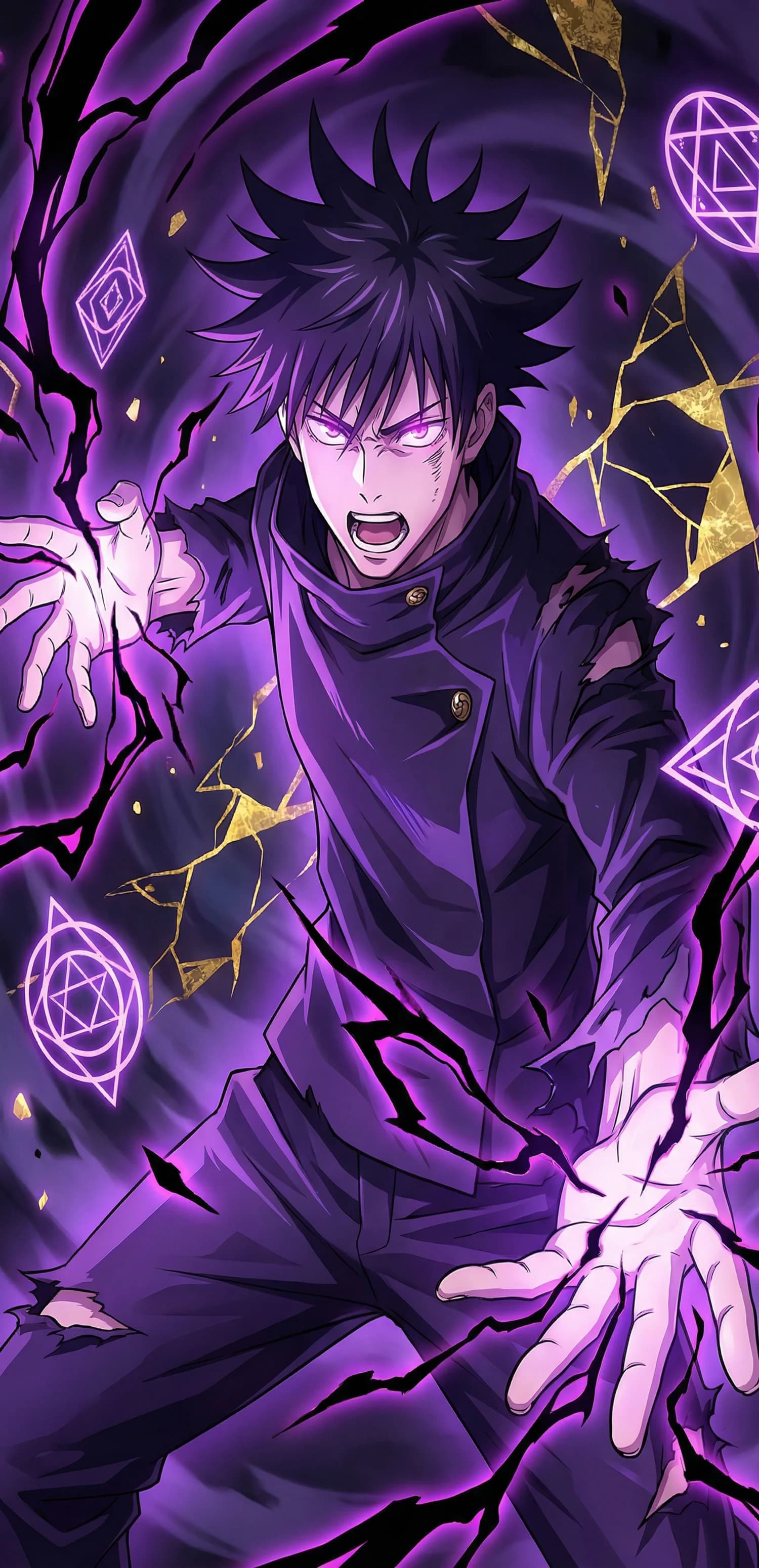 Dark Purple Anime