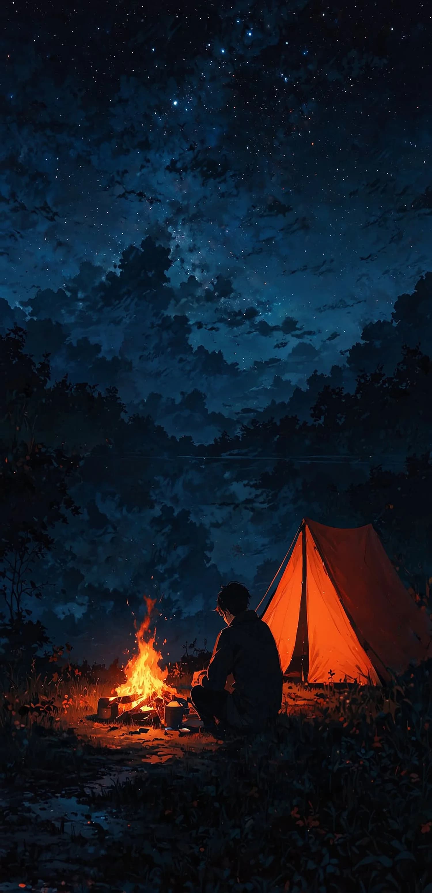 Camping Under Stars