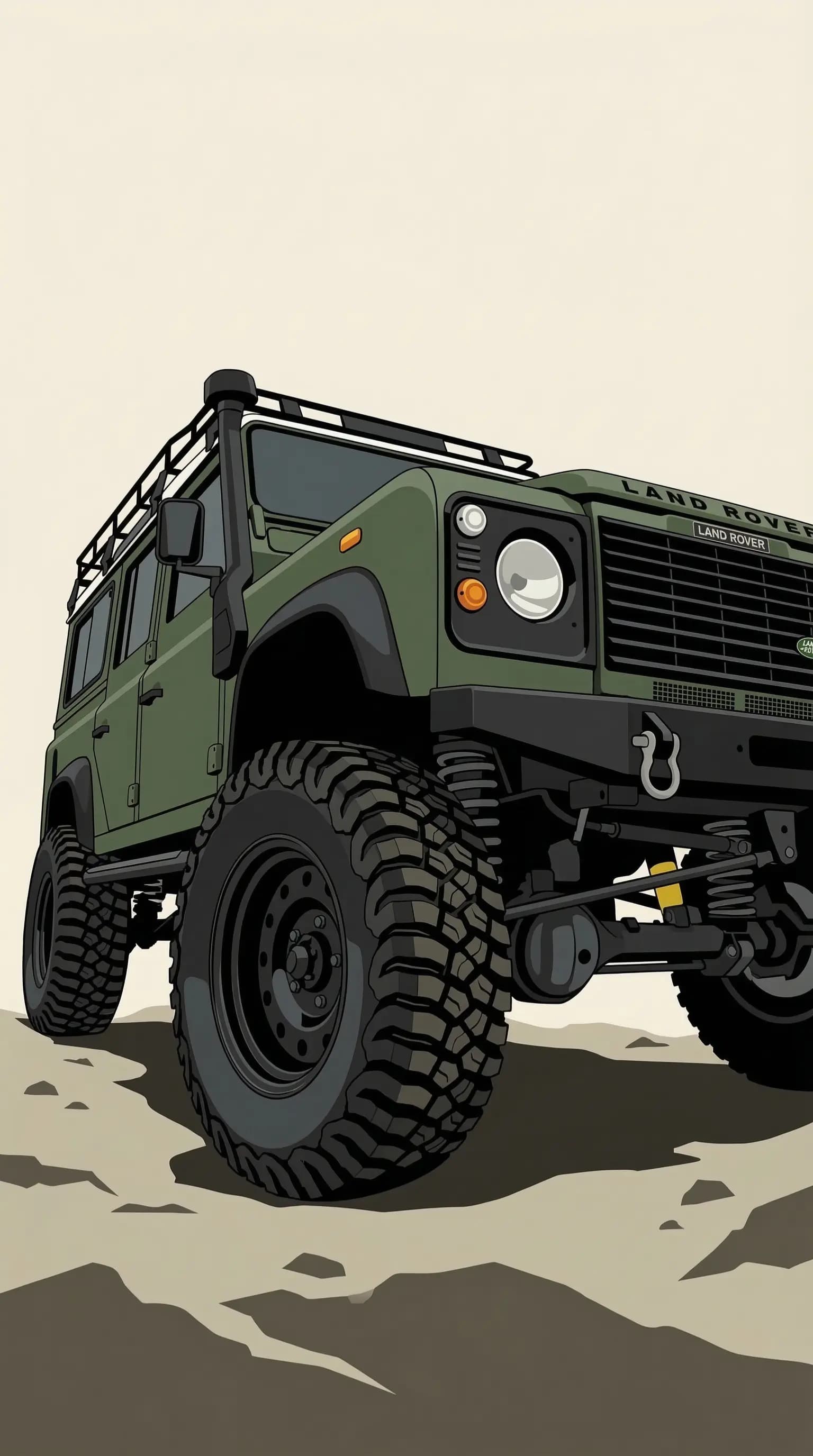Military Land Rover by pixel pulse