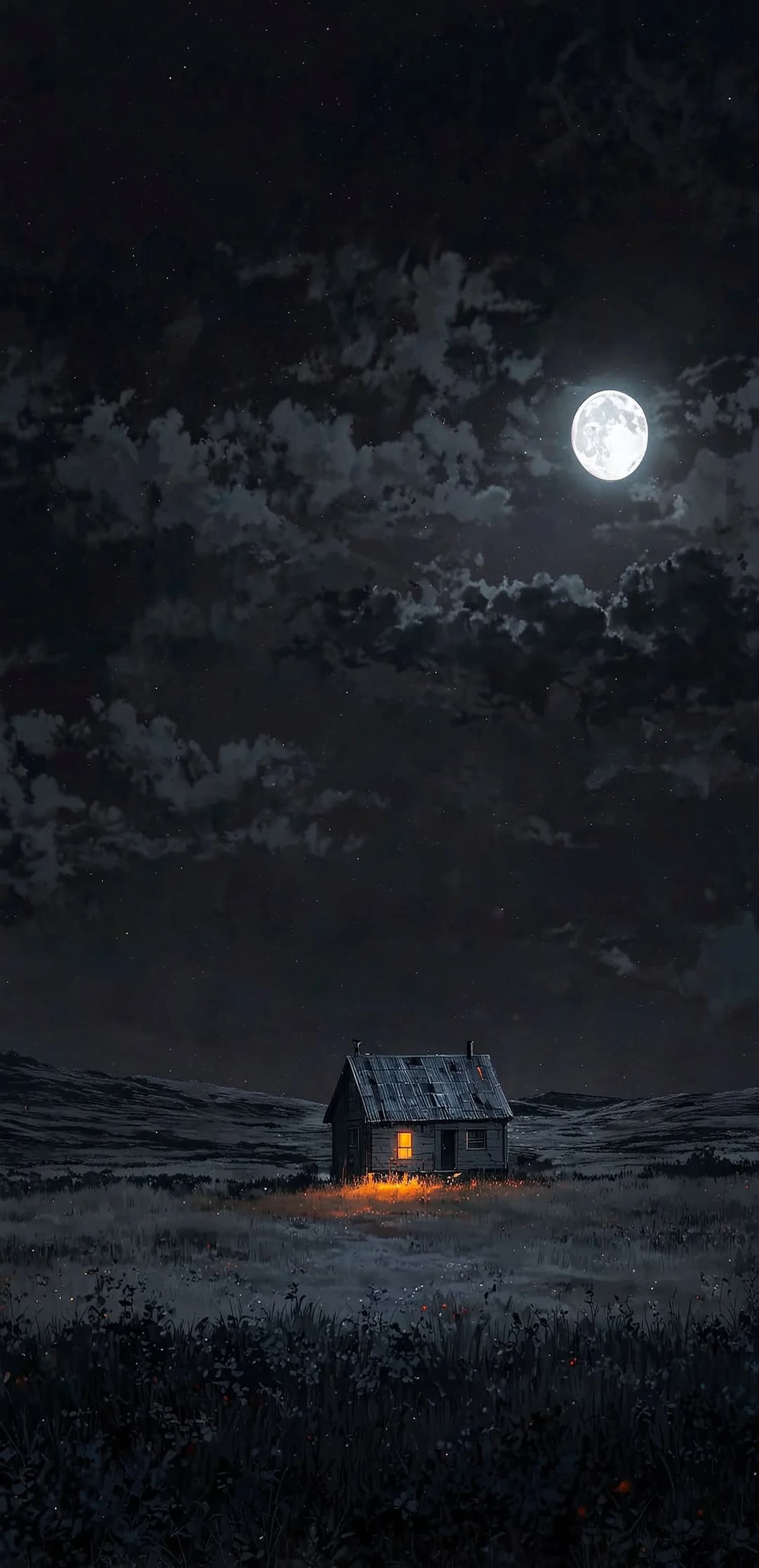 Moonlit House