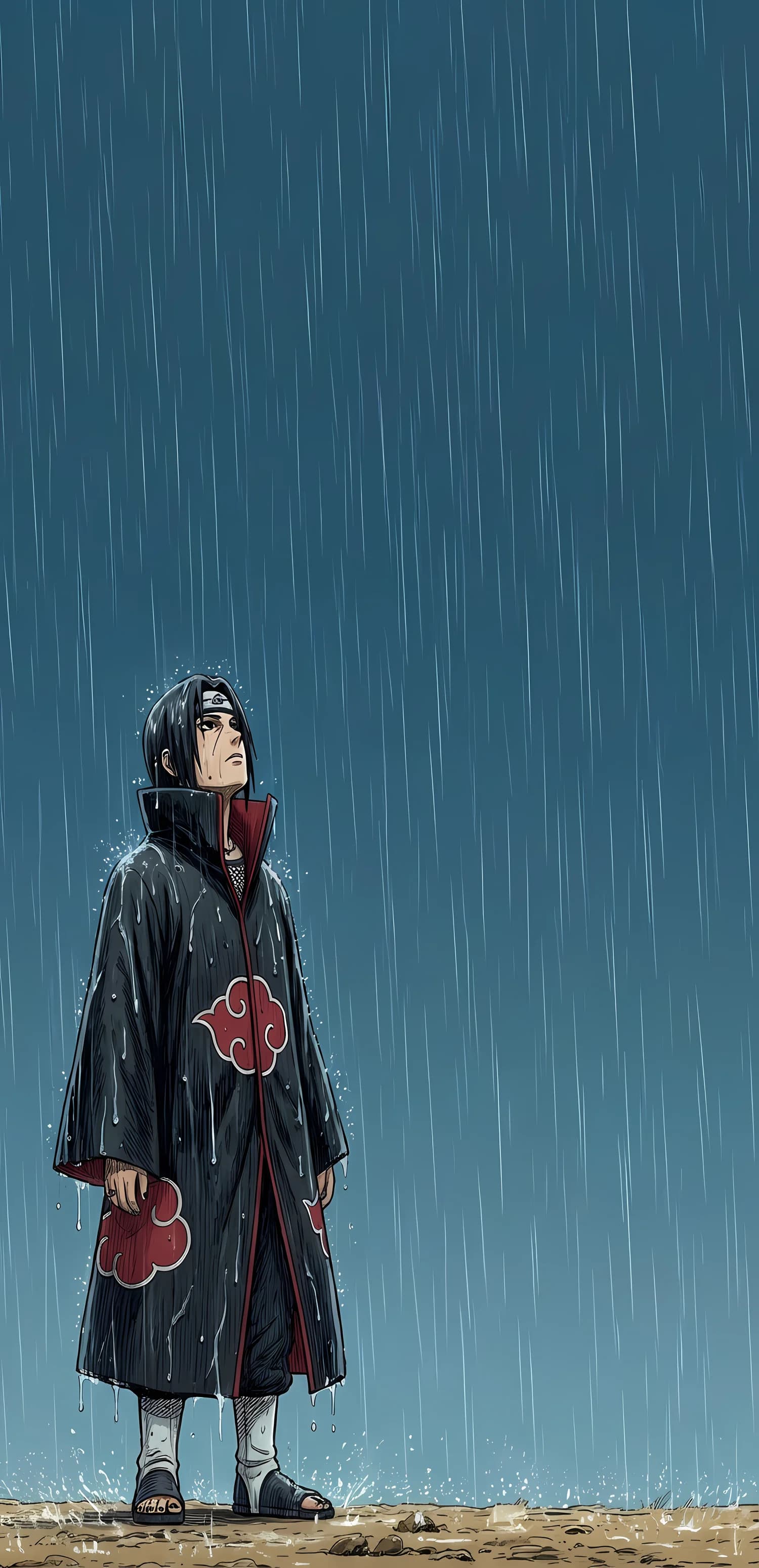 Rainy Itachi Gaze