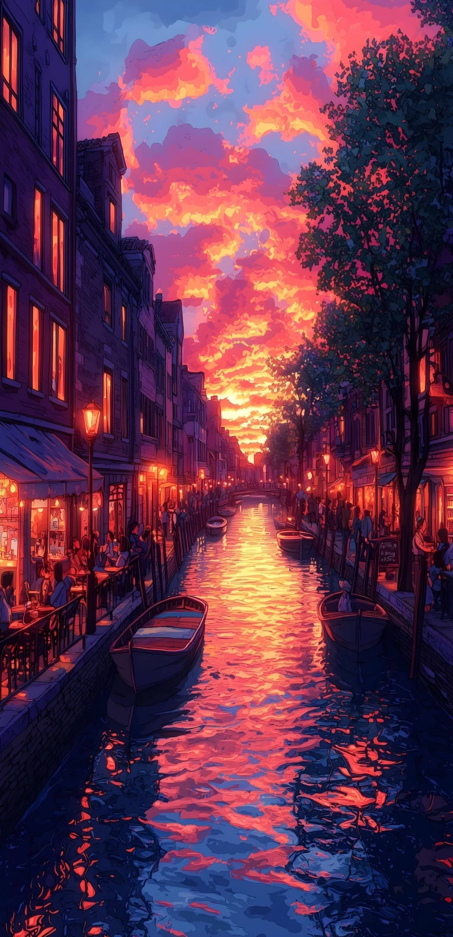 Venice Sunset Canal