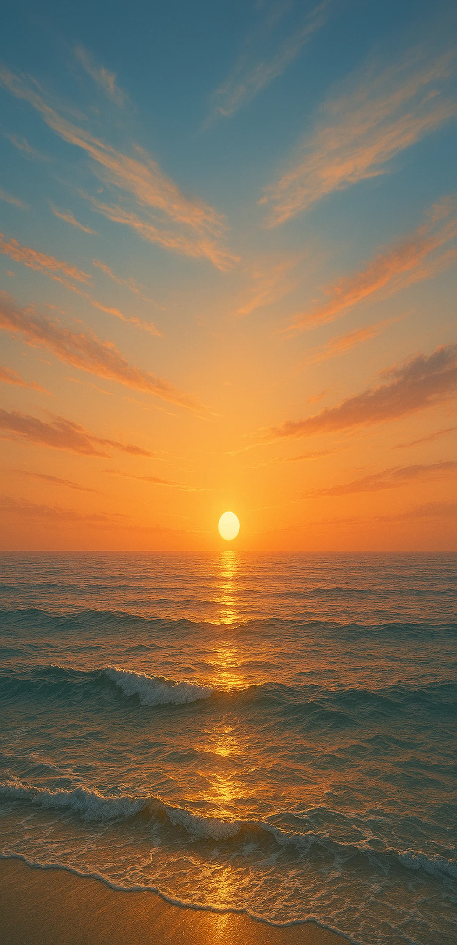 Golden Ocean Sunset
