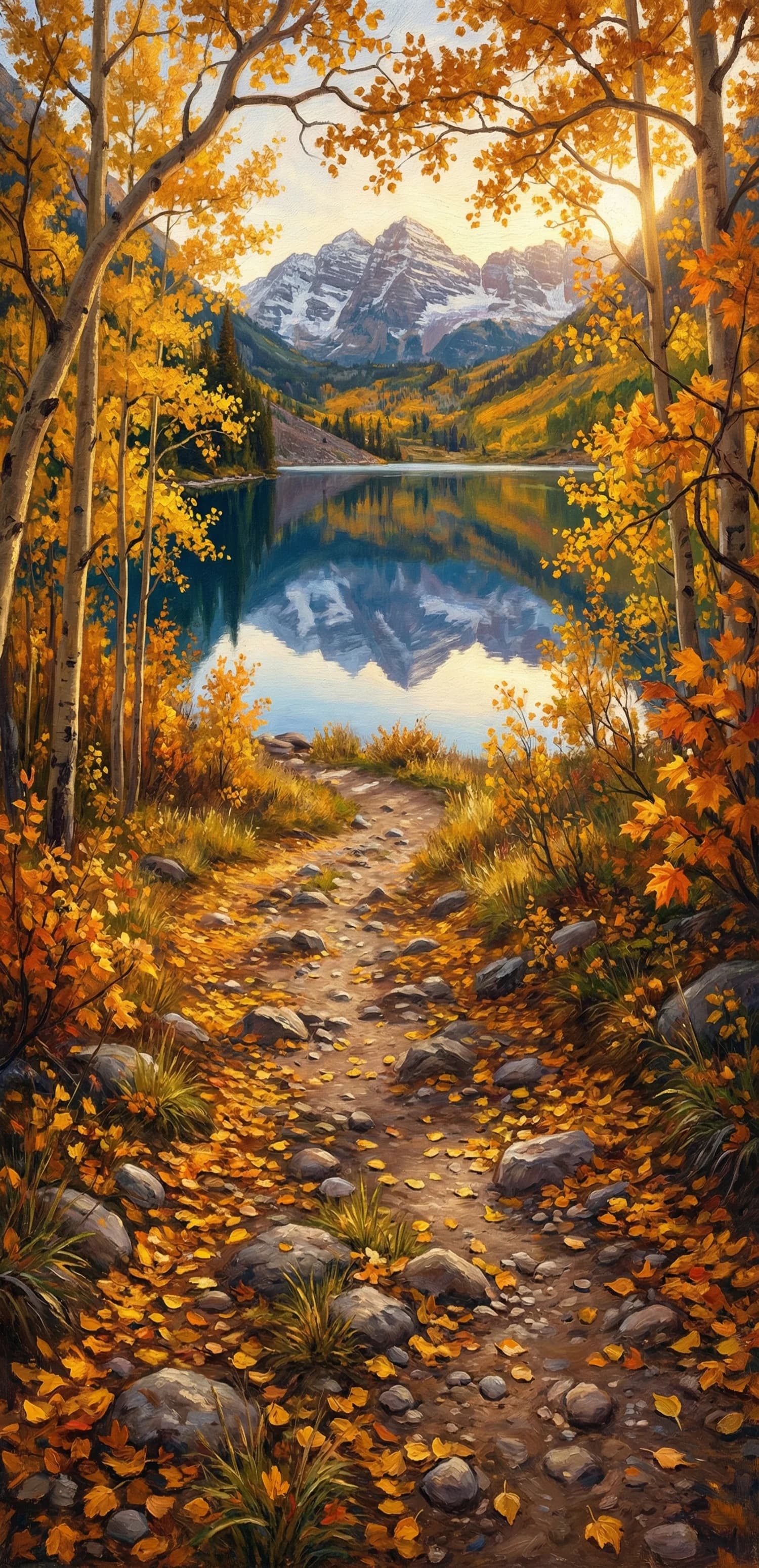 Autumn Mountain Lake