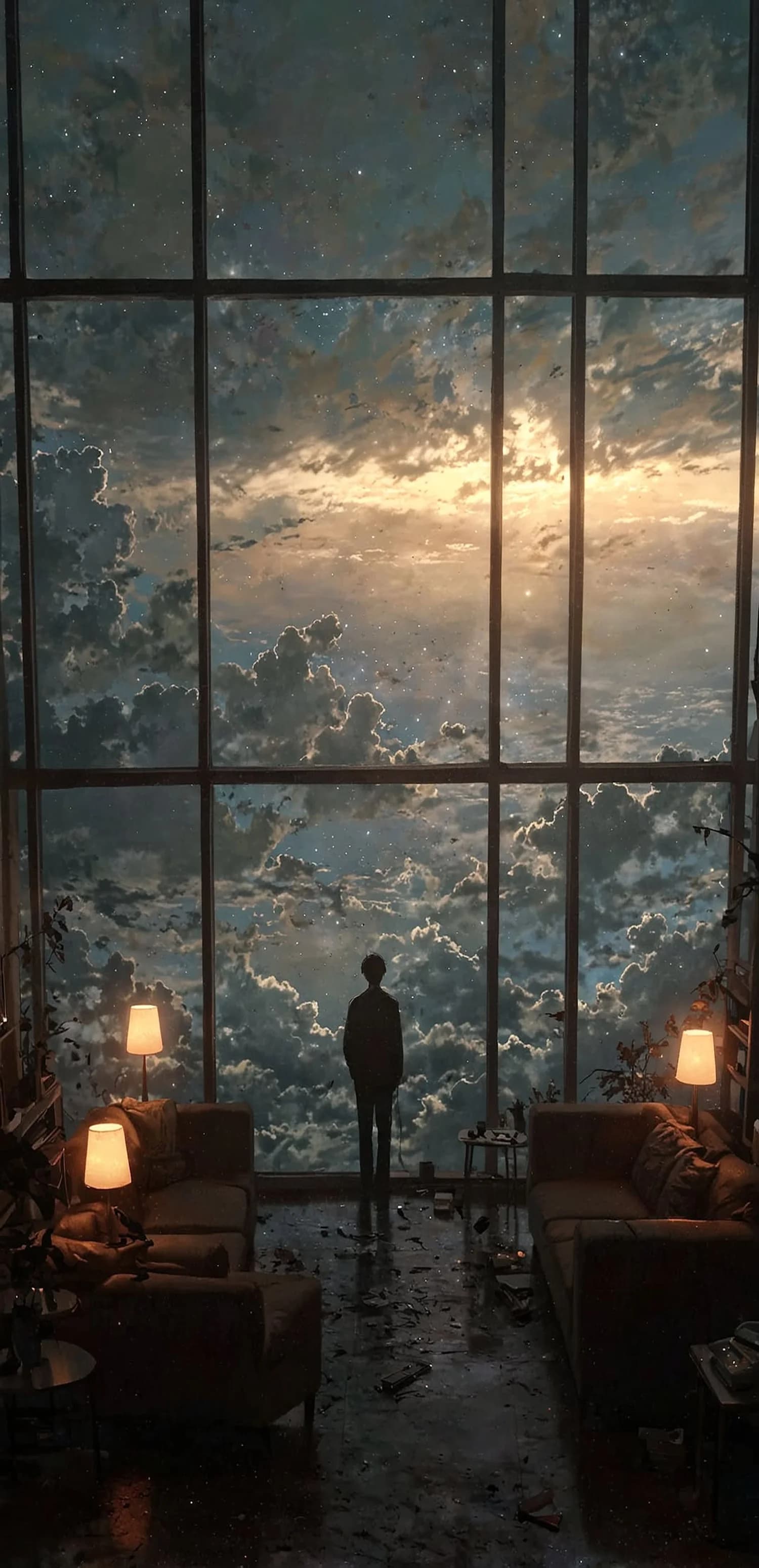 Cloudy Cityscape View