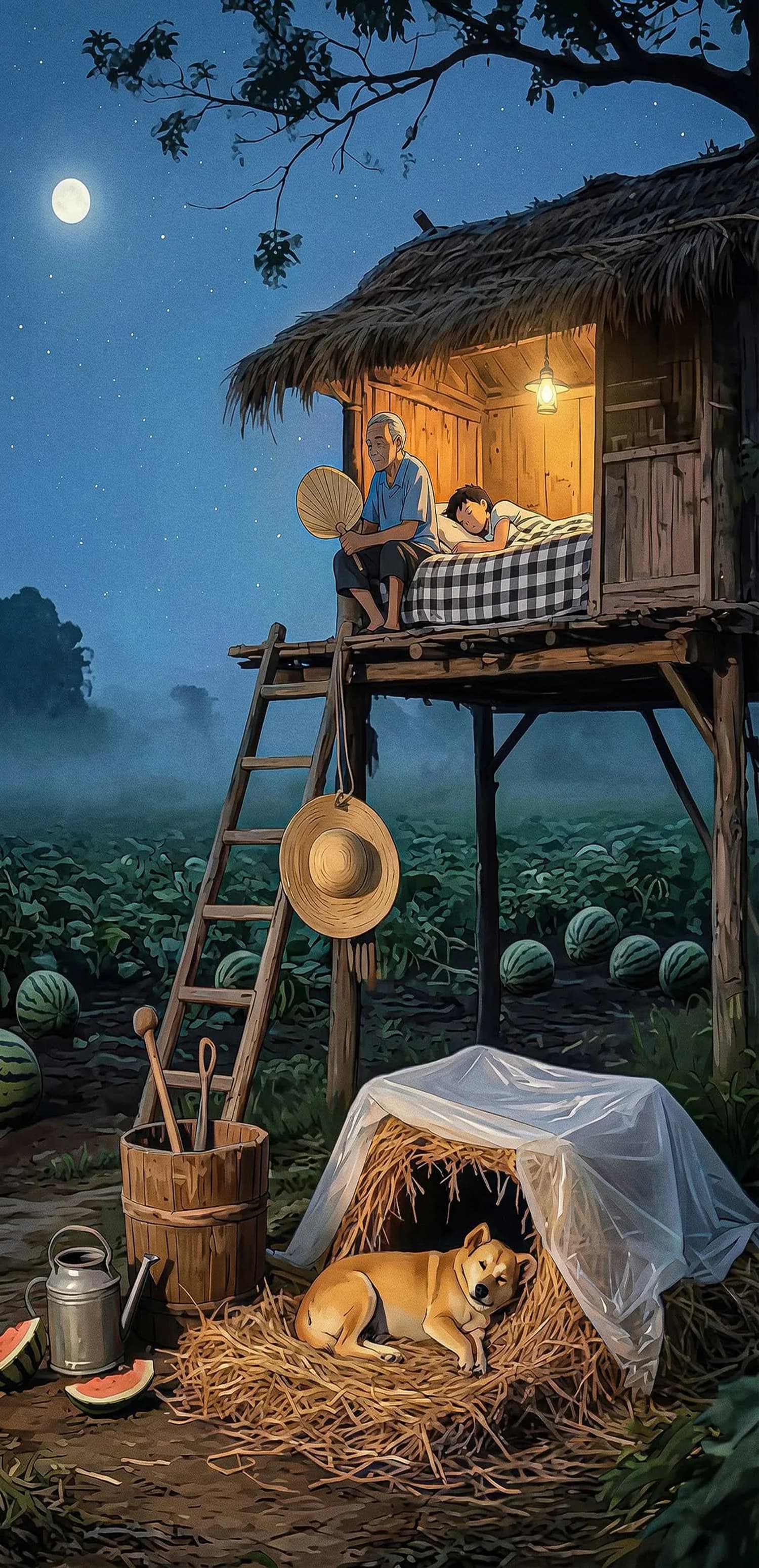 Peaceful Night Scene