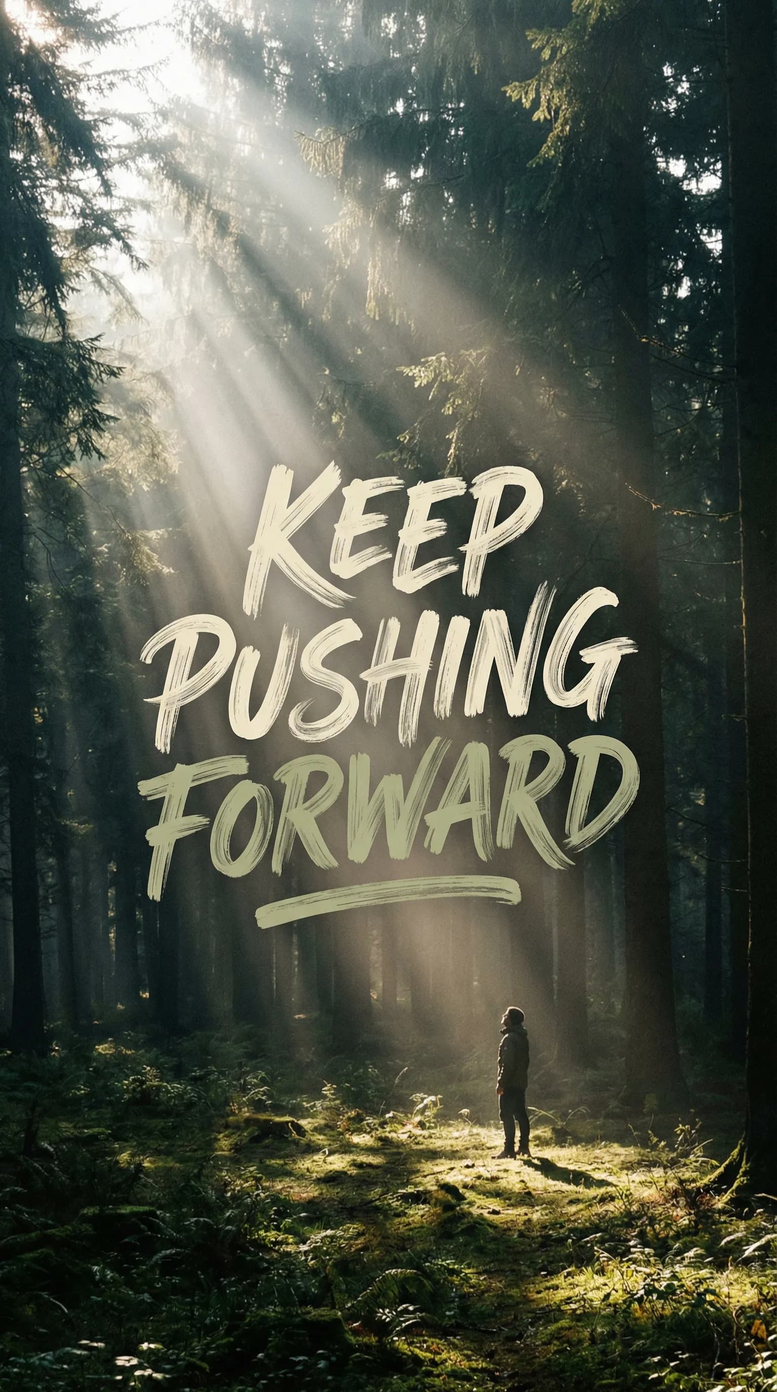 Keep Pushing Forward in Nature's Light