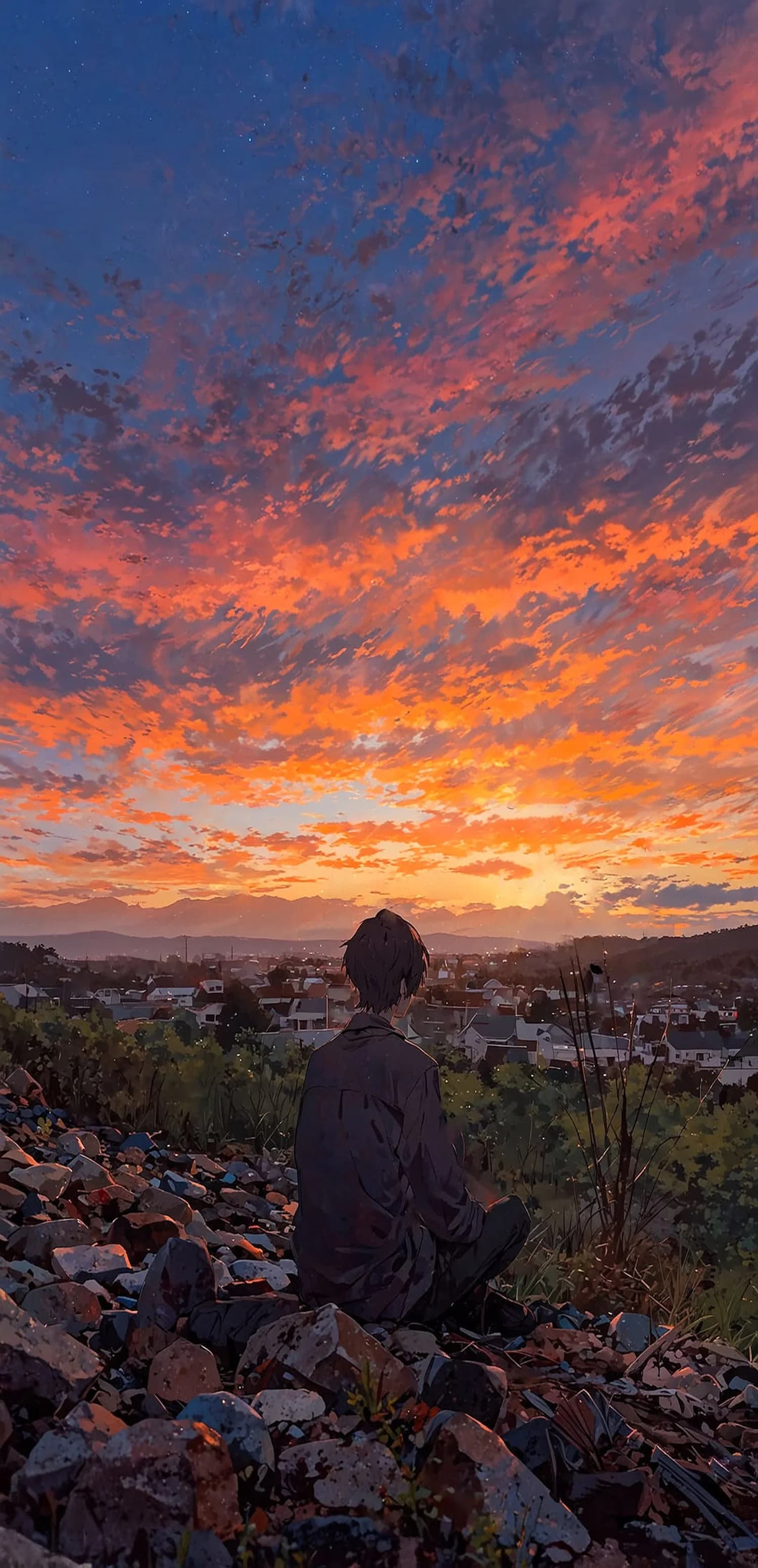 Anime Sunset View