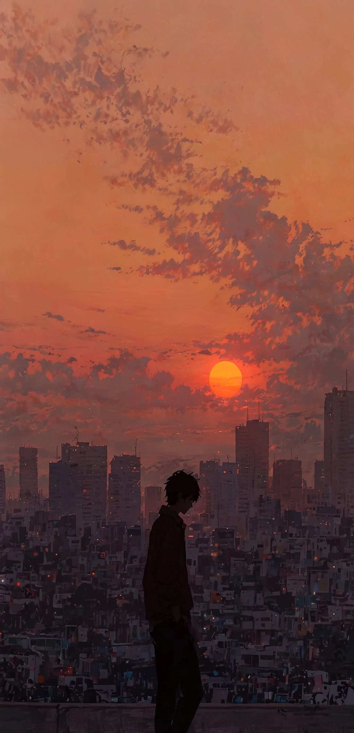 City Sunset Solitude