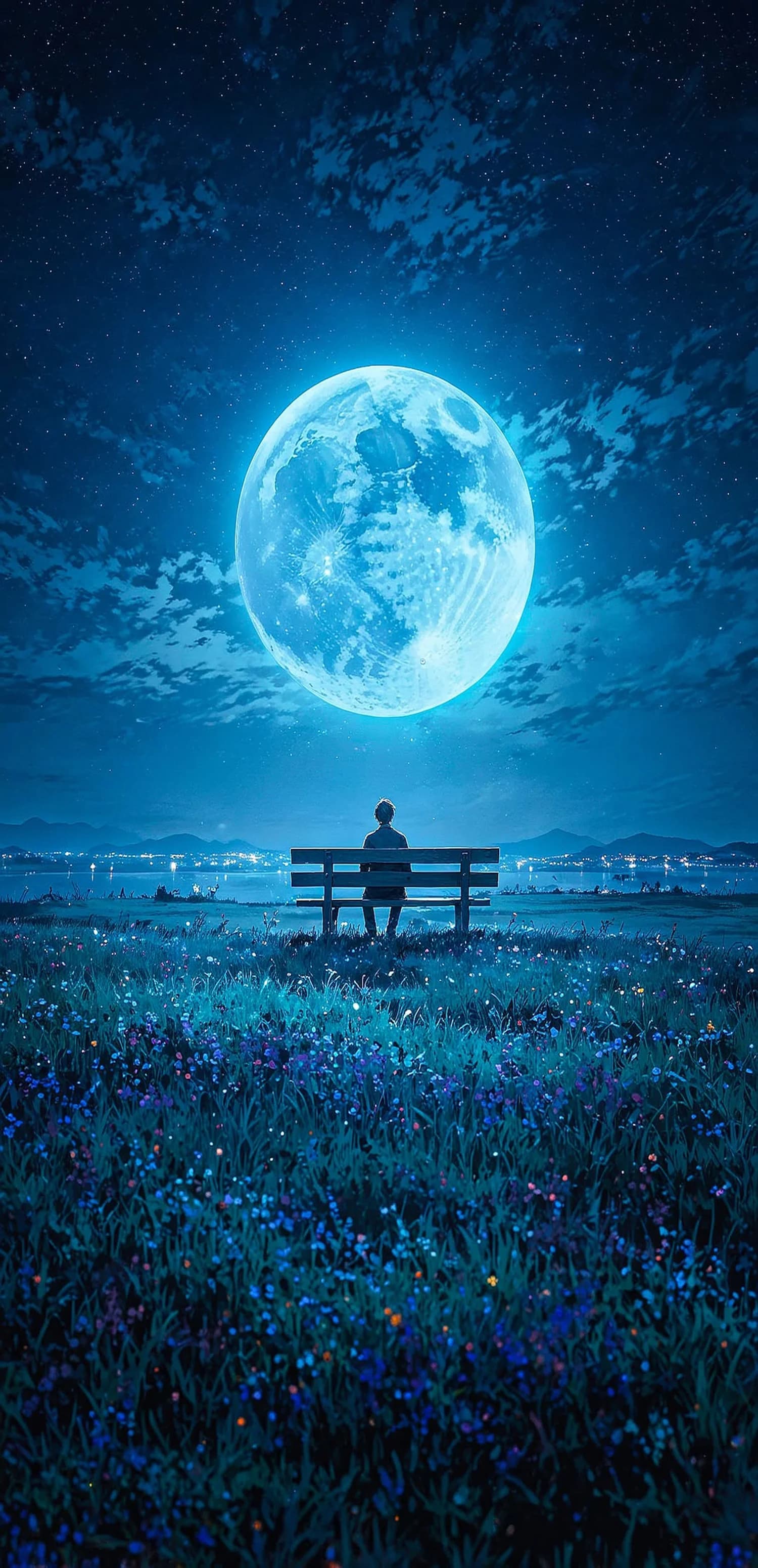 Moonlit Night Scene