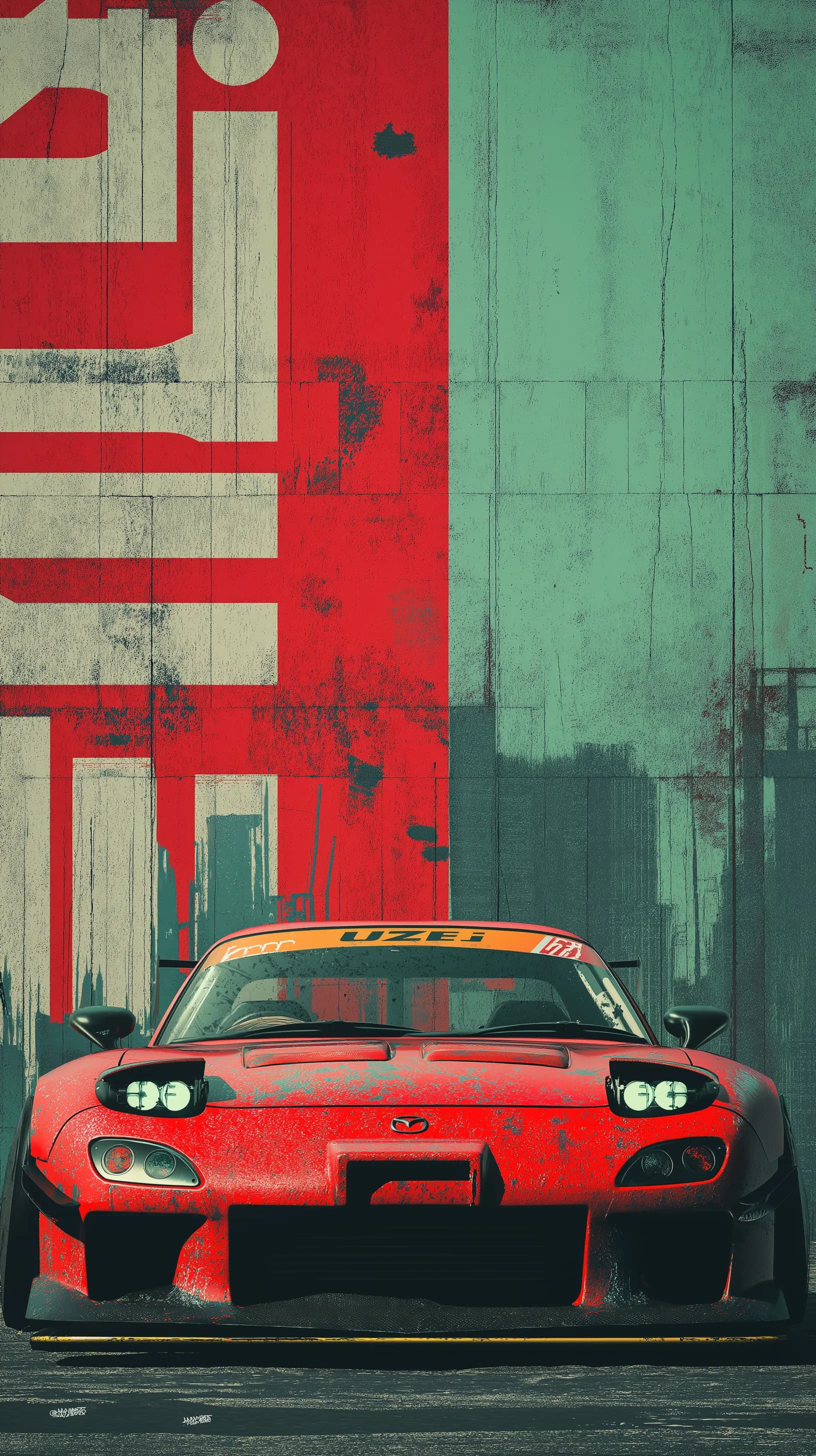 Mazda RX 7 by Pixel Pulse