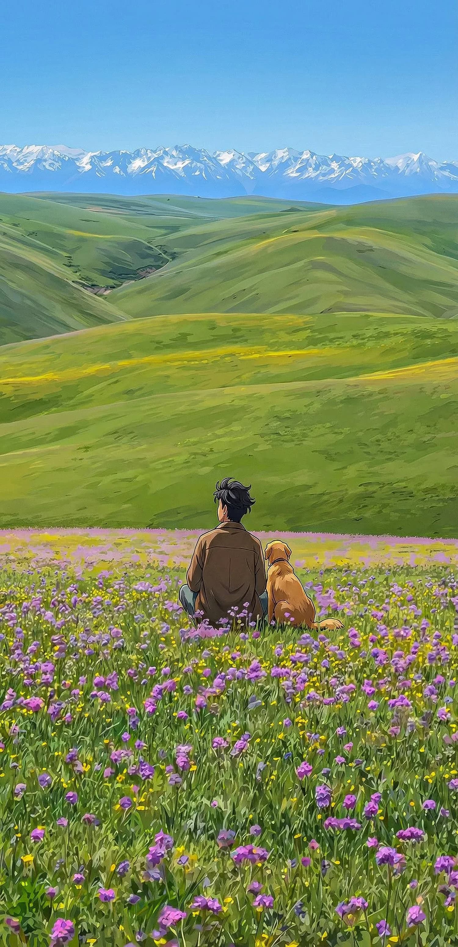 Peaceful Mountain Scene
