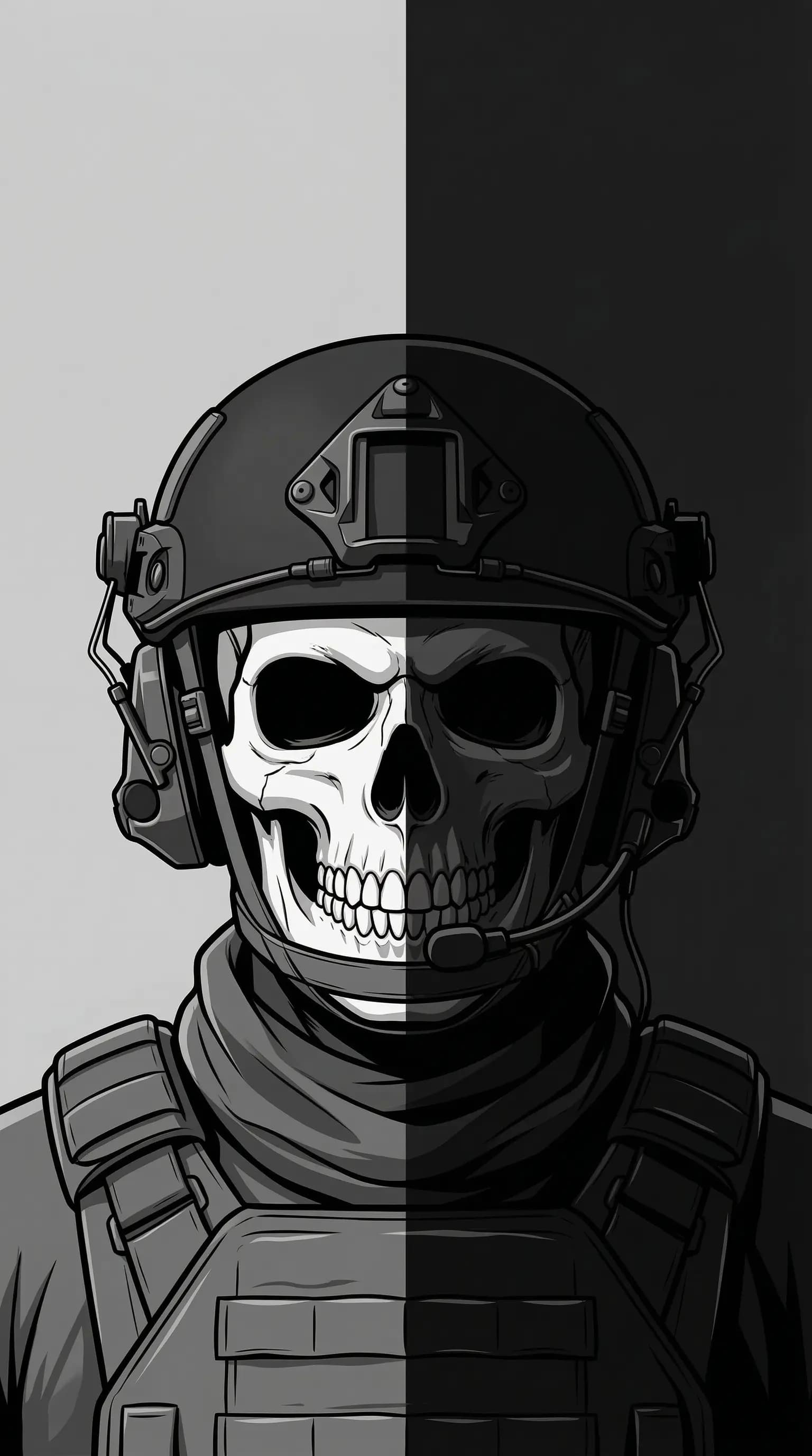 COD Military Skull