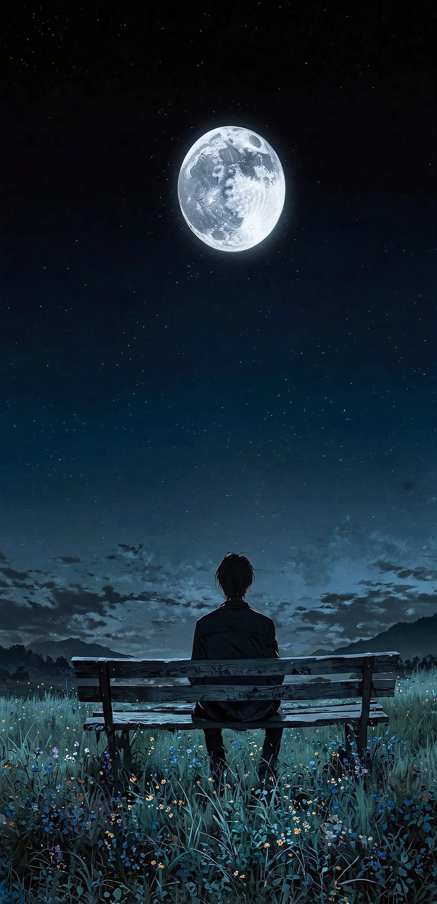 Moonlit Night Scene