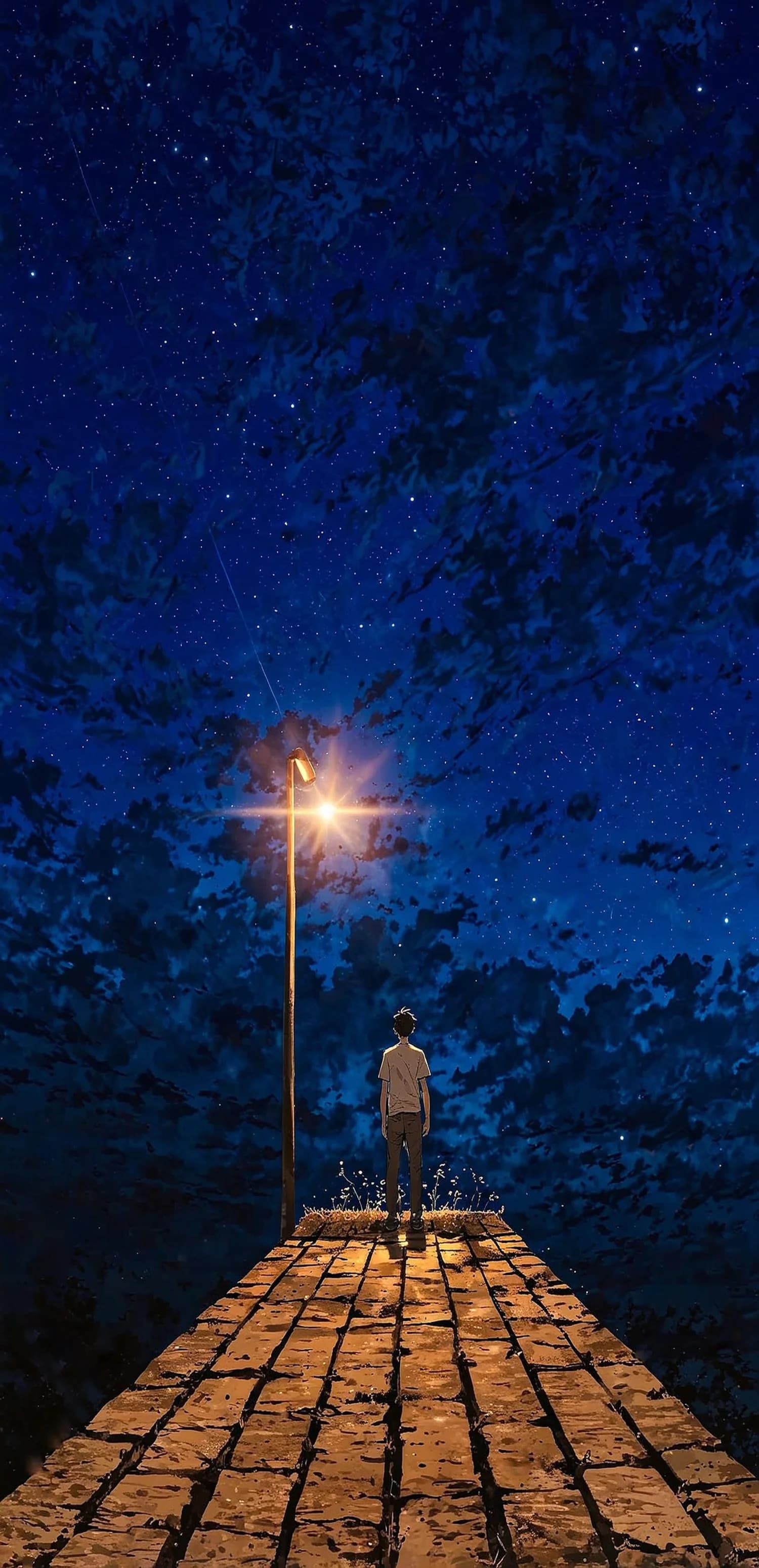 Starlit Pier Solitude