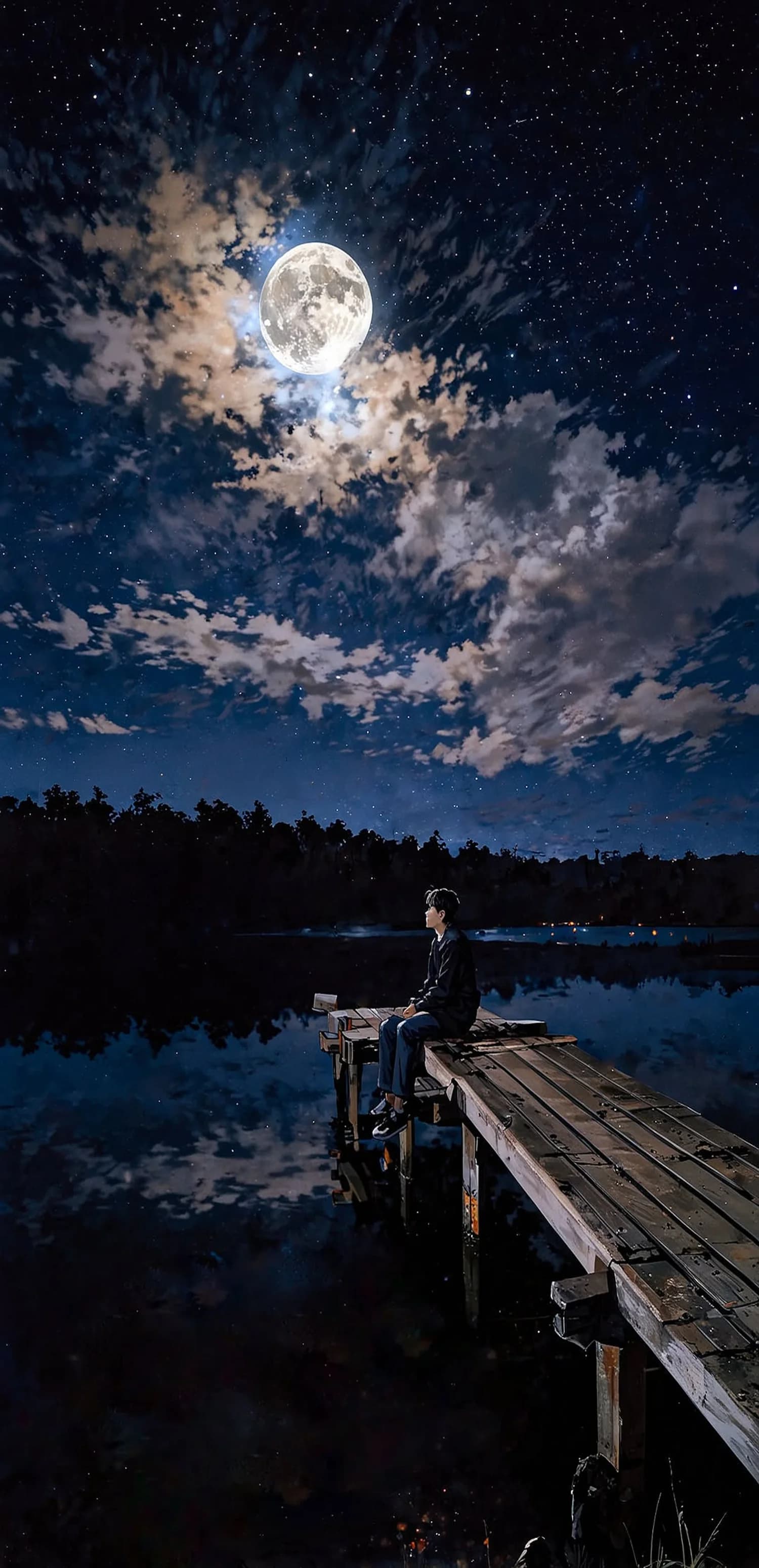 Moonlit Night Serenity