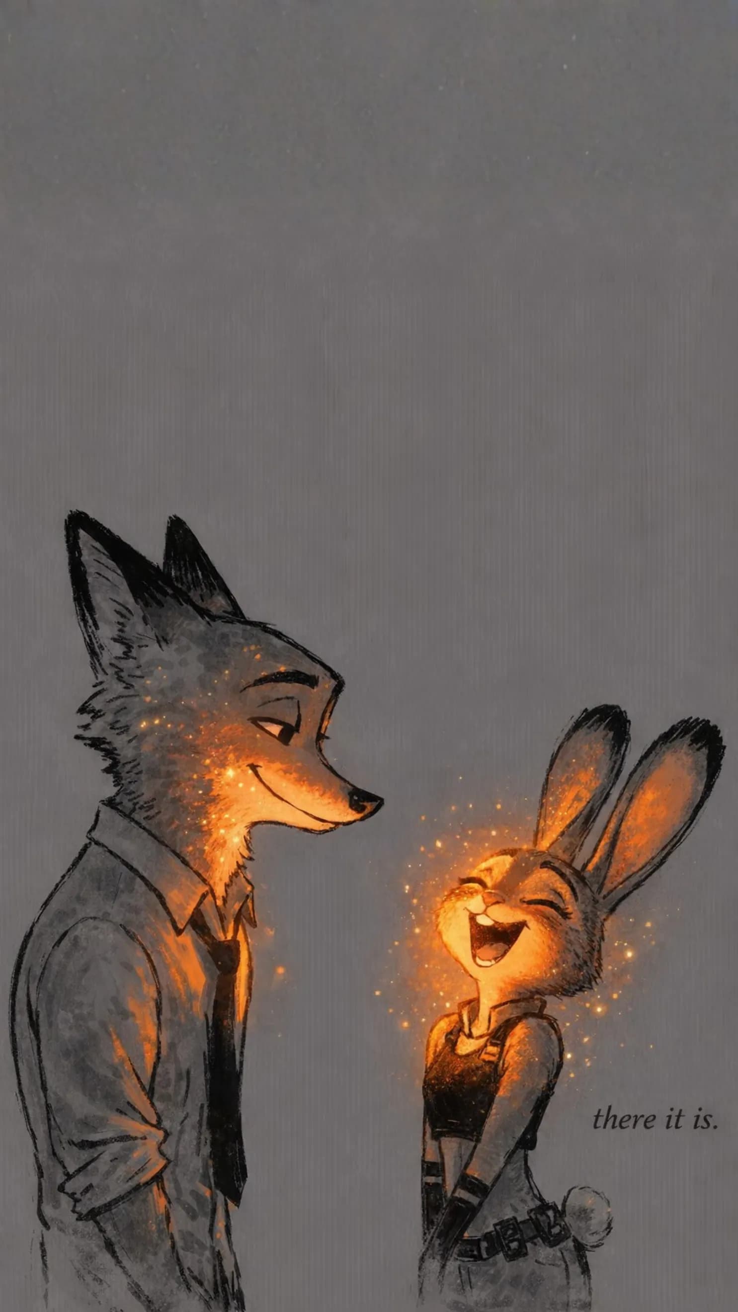 Zootopia Nick and Judy Laughing