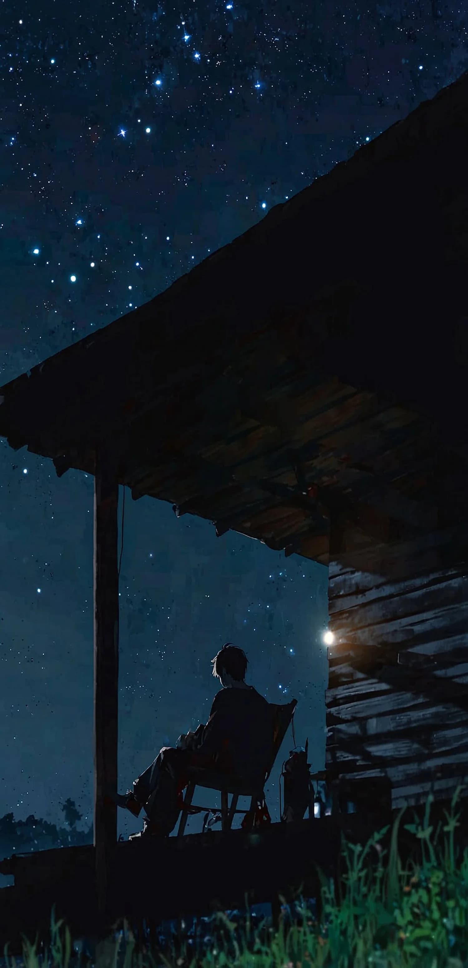 Stargazing At Night