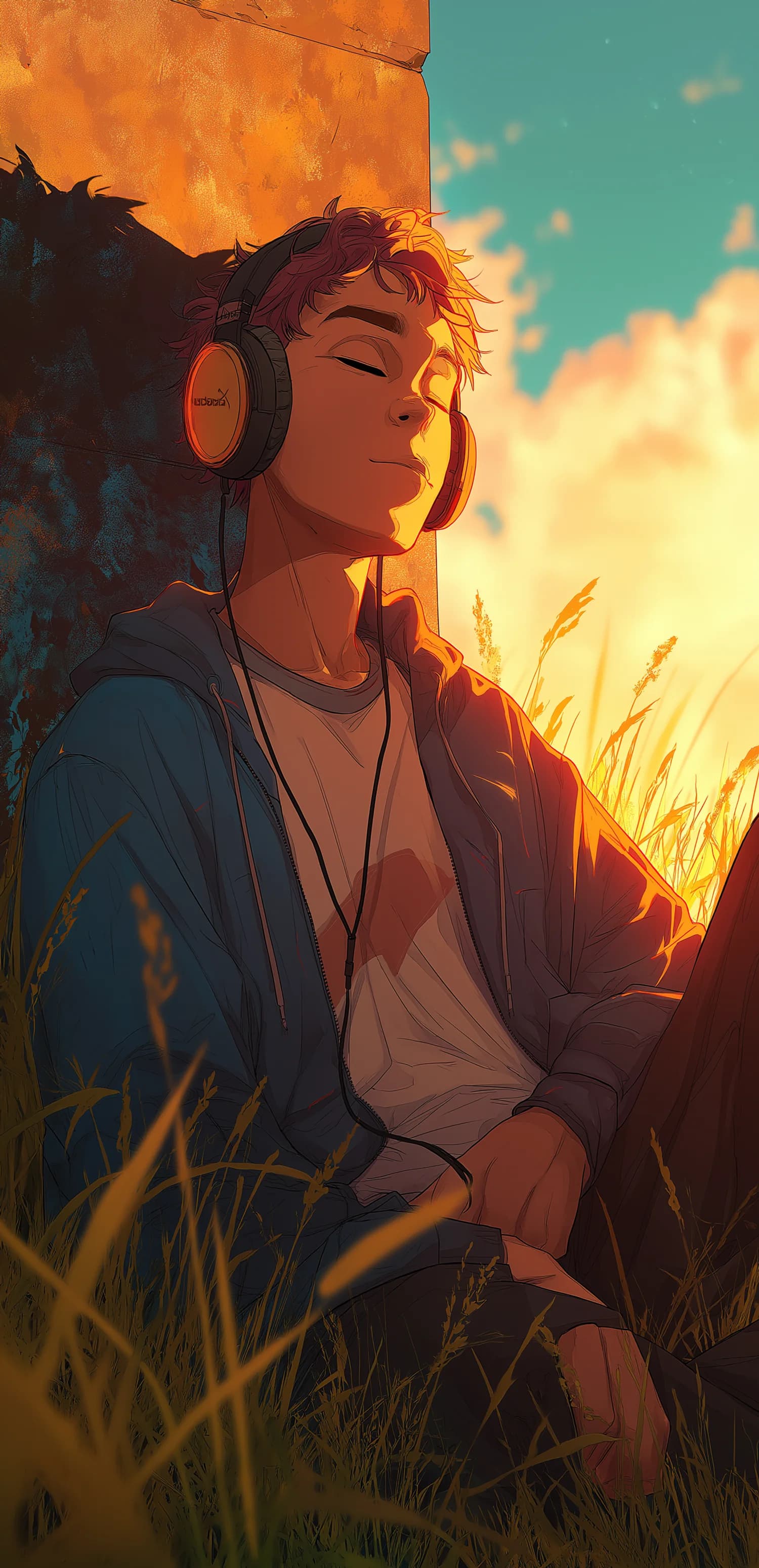 Relaxed Anime Moment
