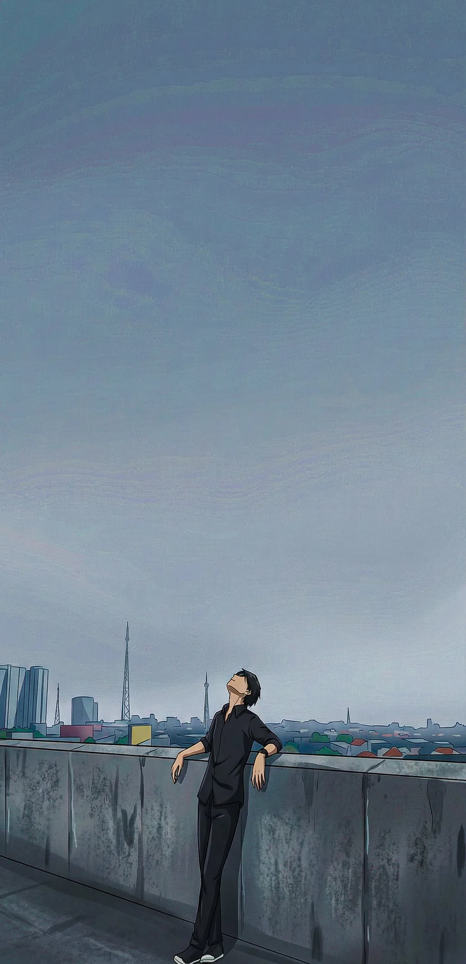 City Rooftop Solitude