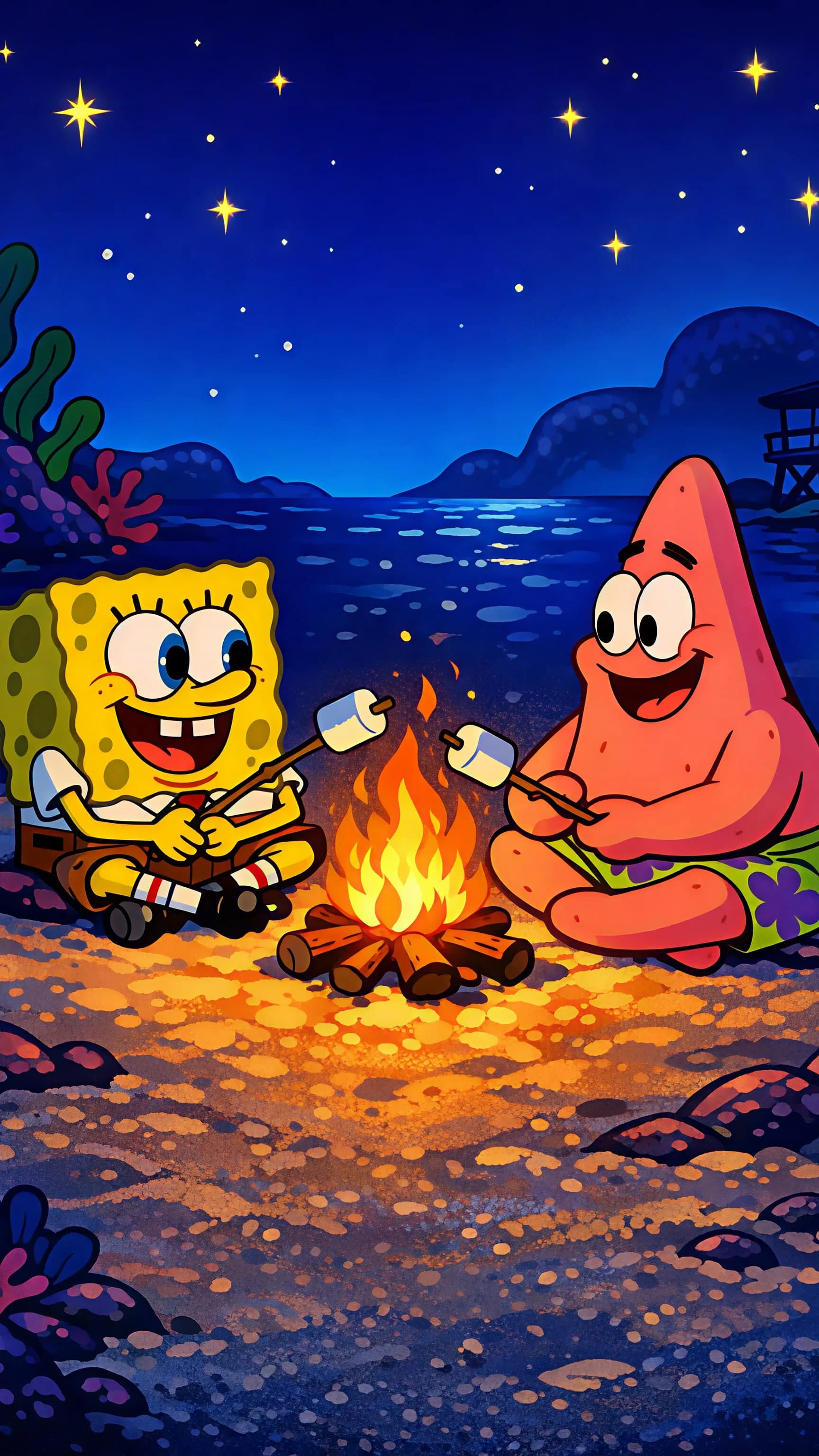 SpongeBob and Patrick's Campfire Night