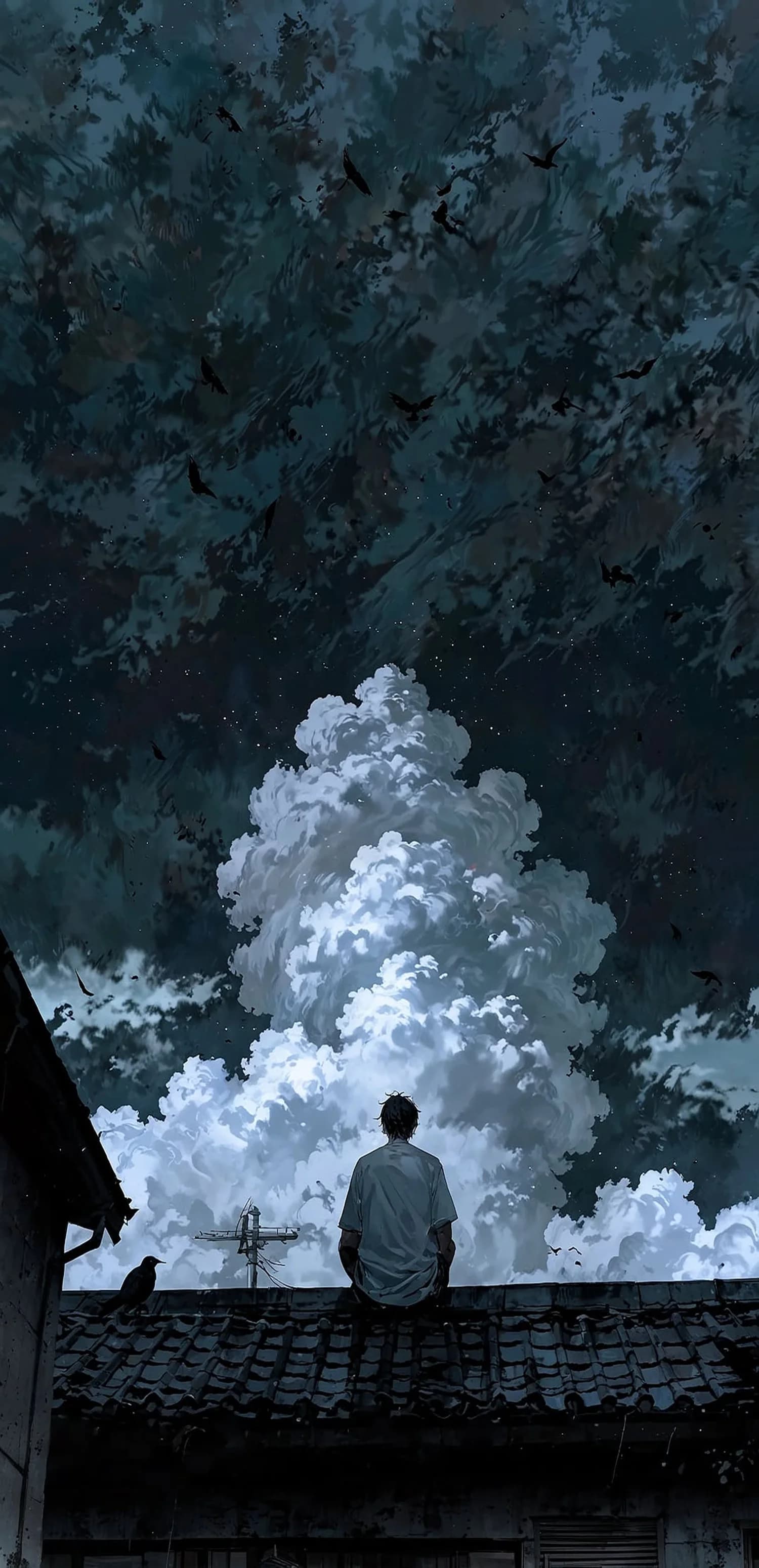 Lonely Rooftop Moment