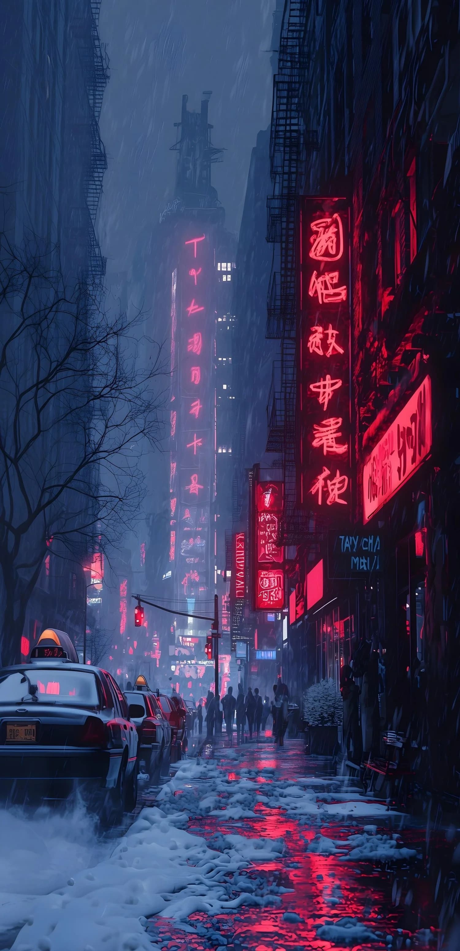 Cyberpunk Chinatown Rain