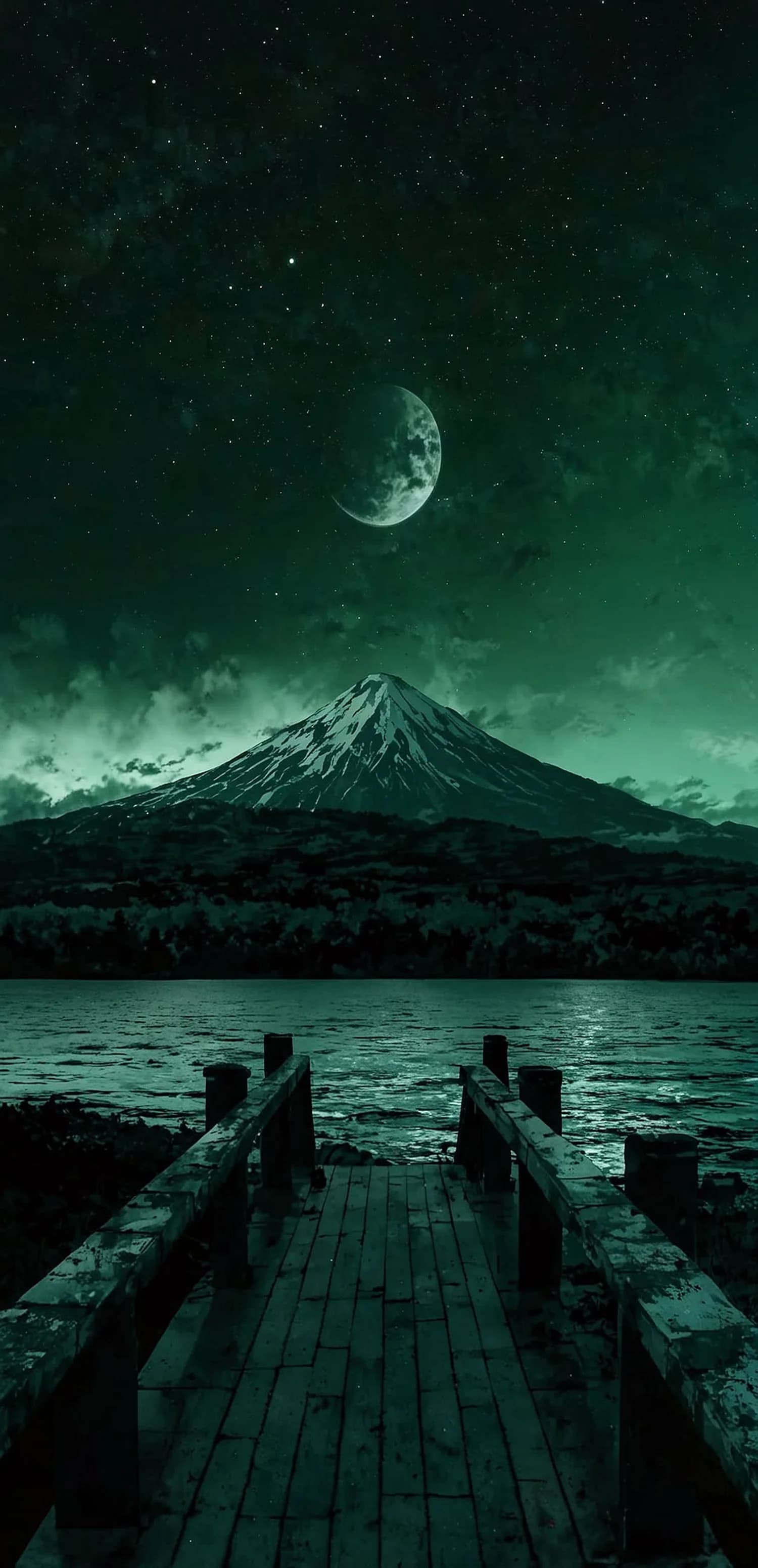 Moonlit Mountain Dock