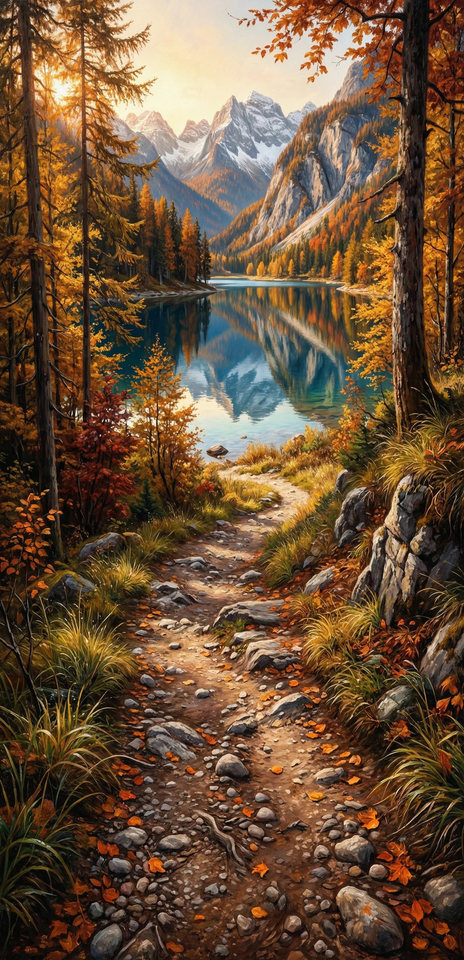 Autumn Mountain Lake