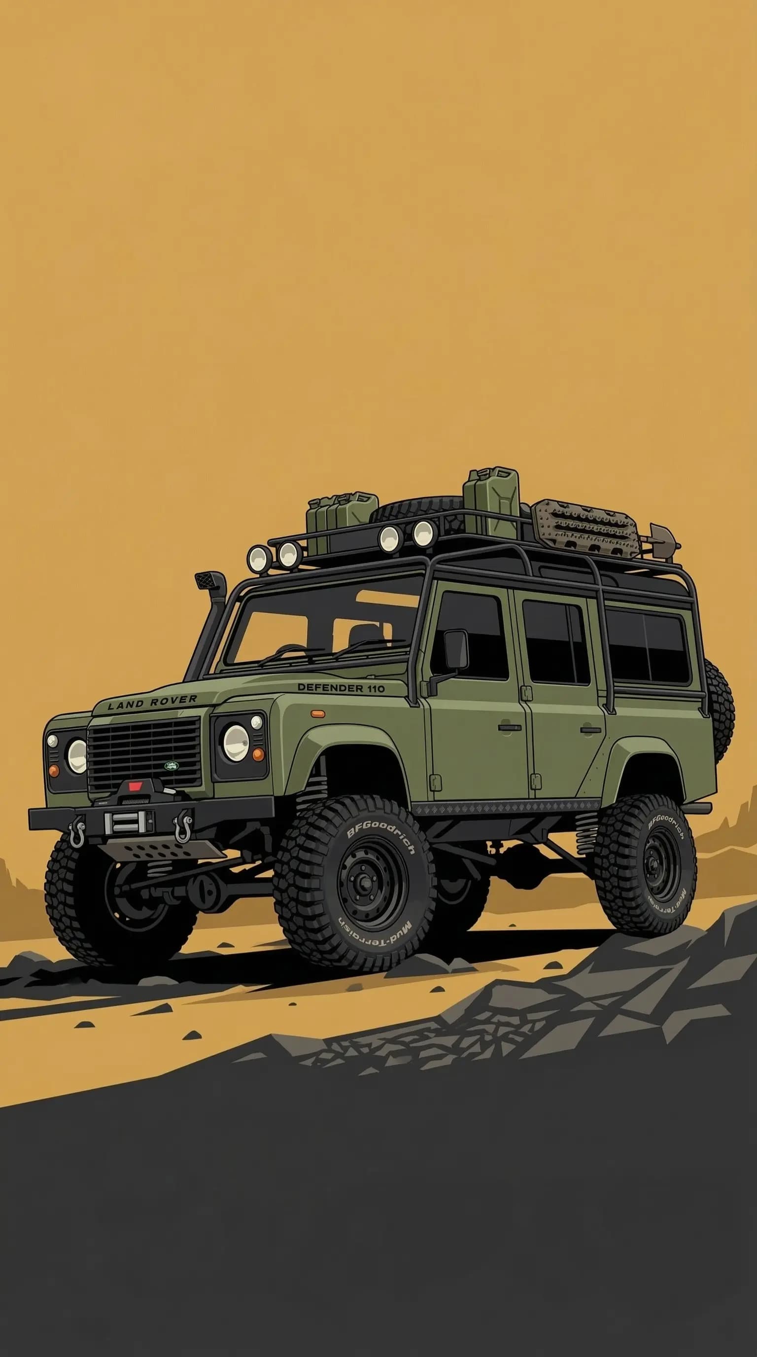 Land Rover Defender by pixel pulse