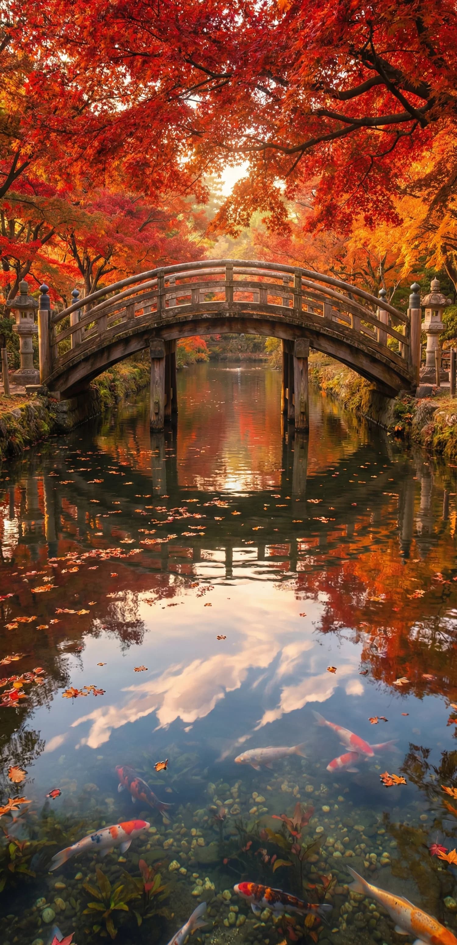Autumn Pond Serenity