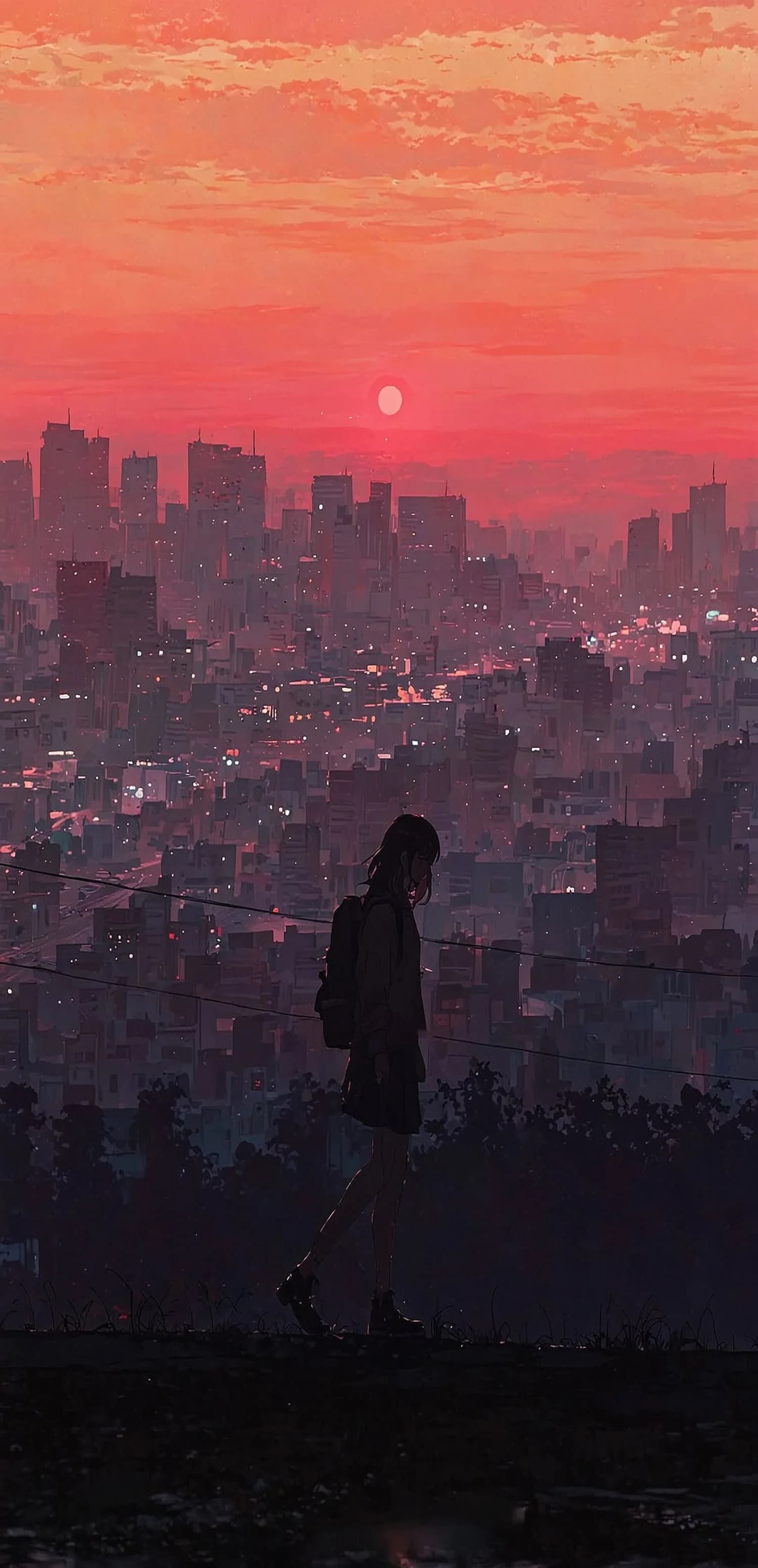 City Sunset Solitude