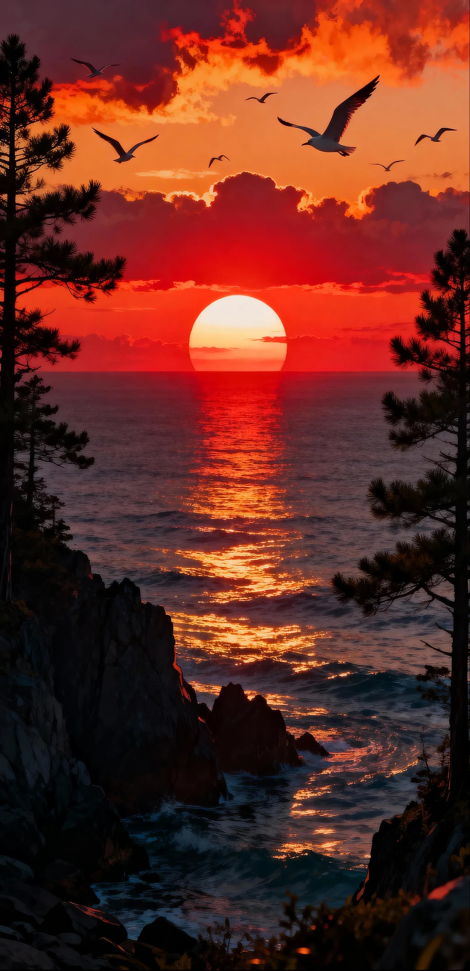 Sunset Ocean View