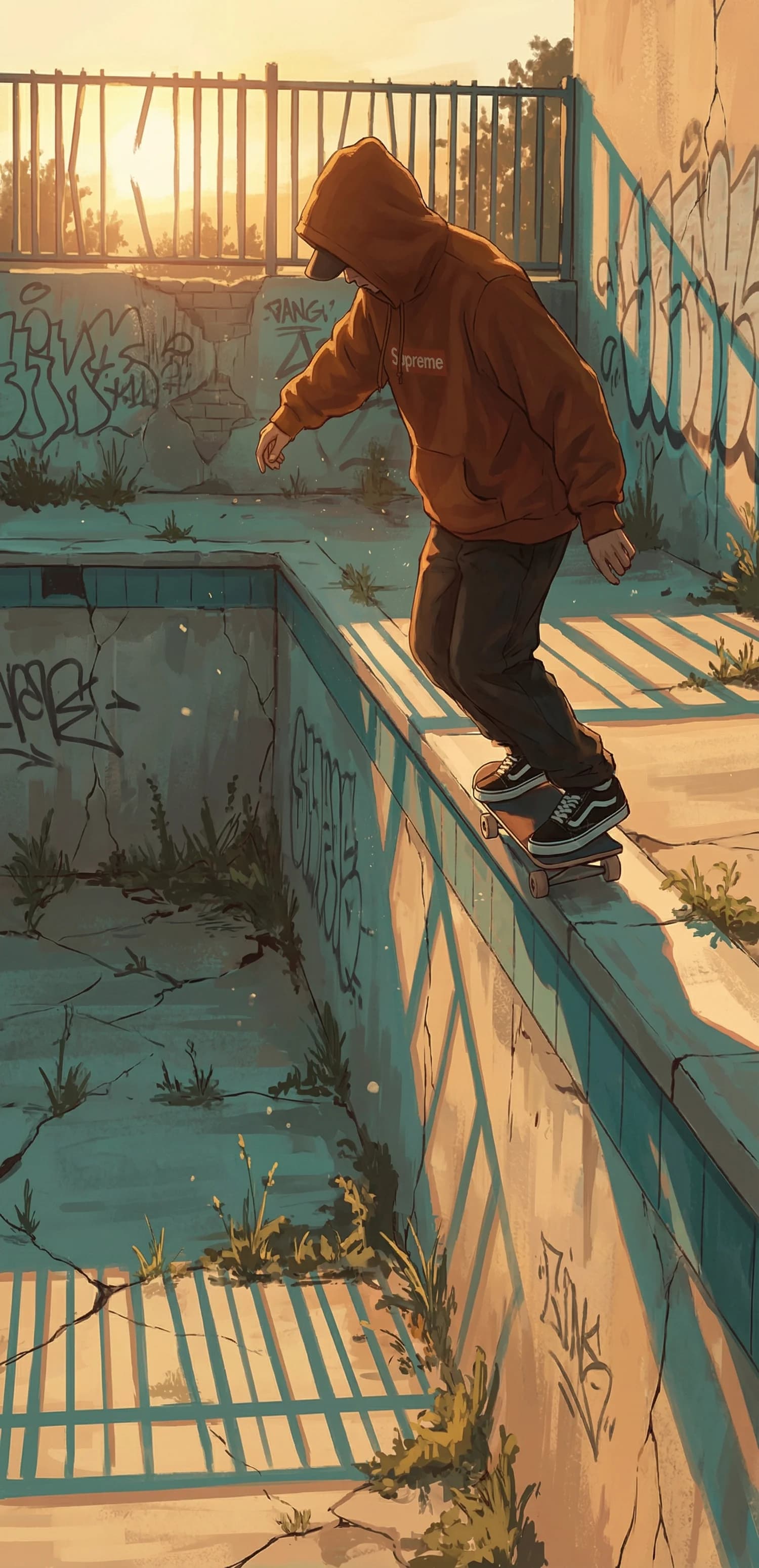 Skateboarders Urban Leap