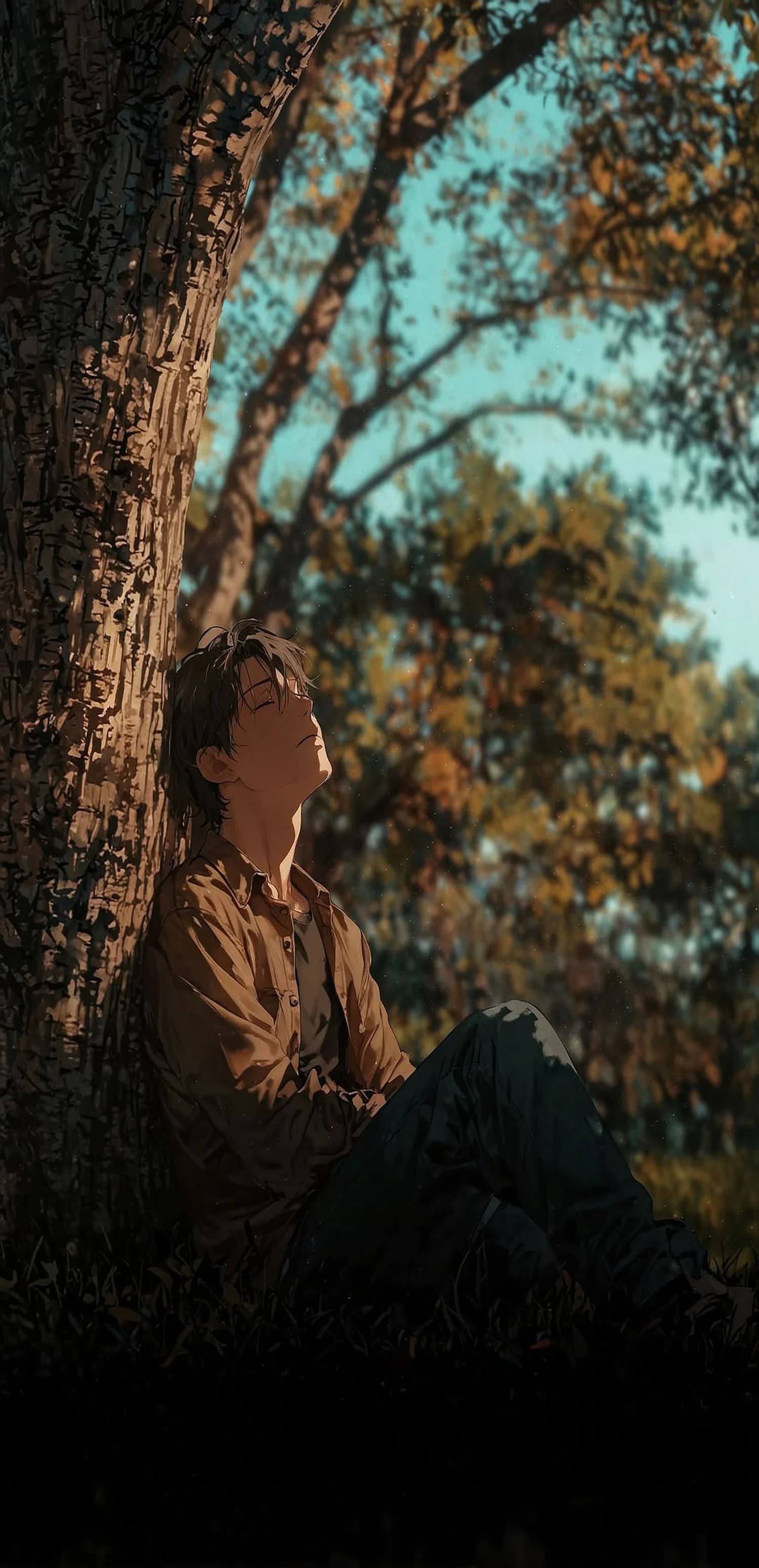 Man In Autumn