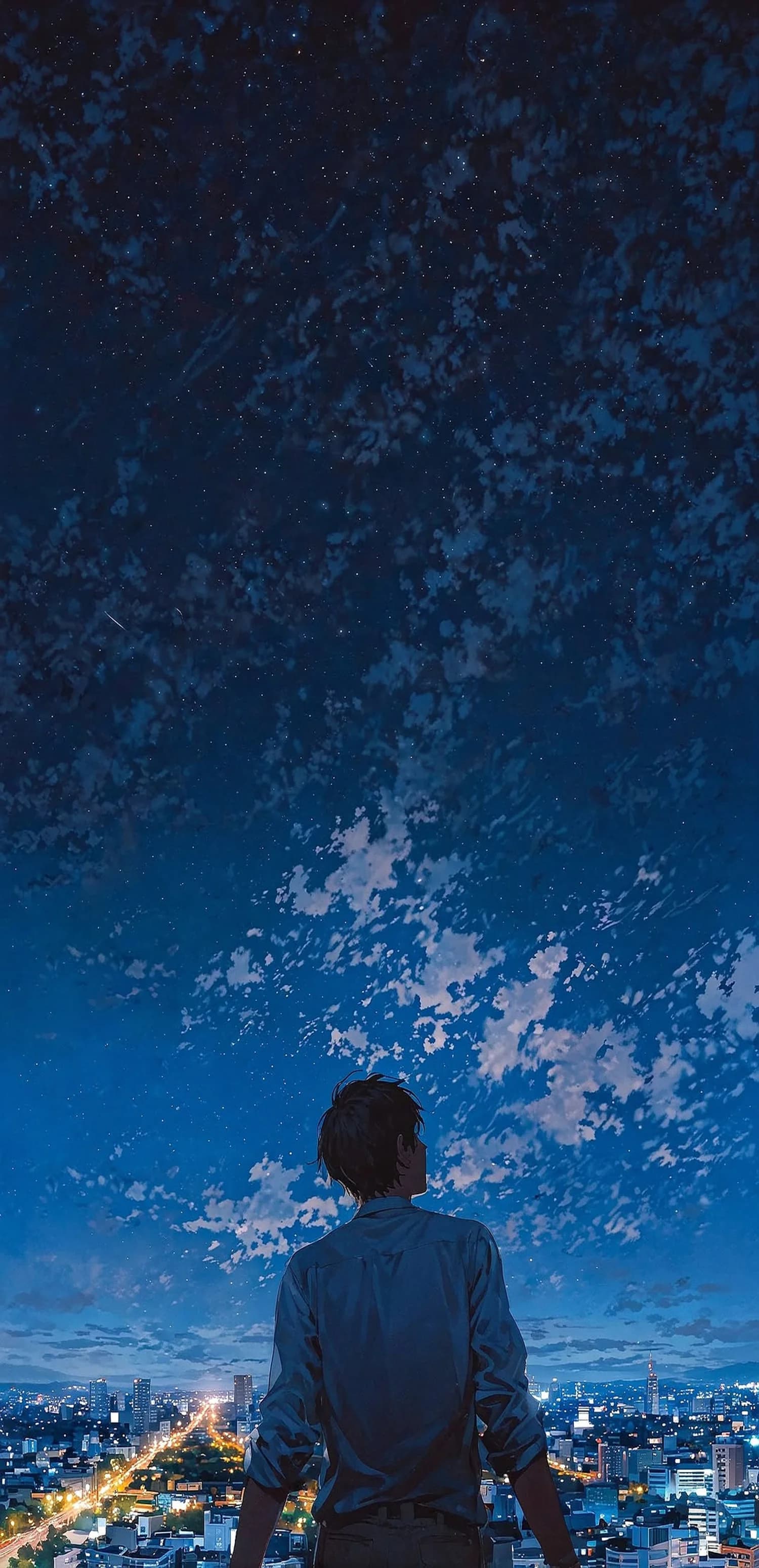 Stargazing City Night