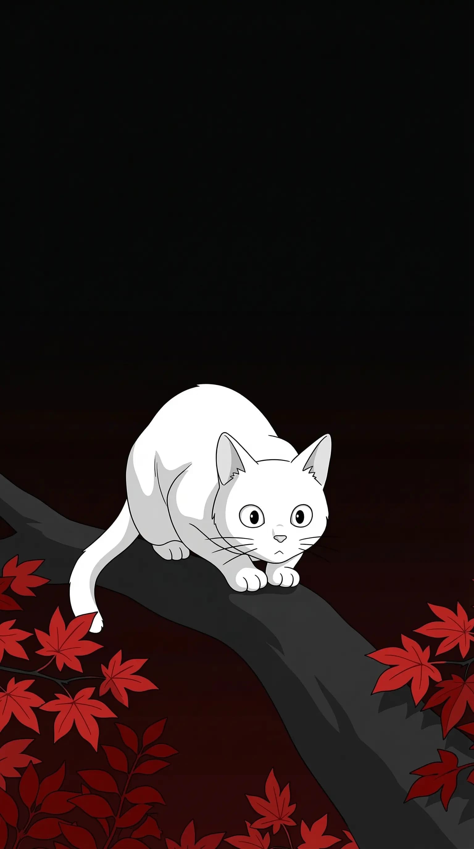 Midnight Feline Stroll