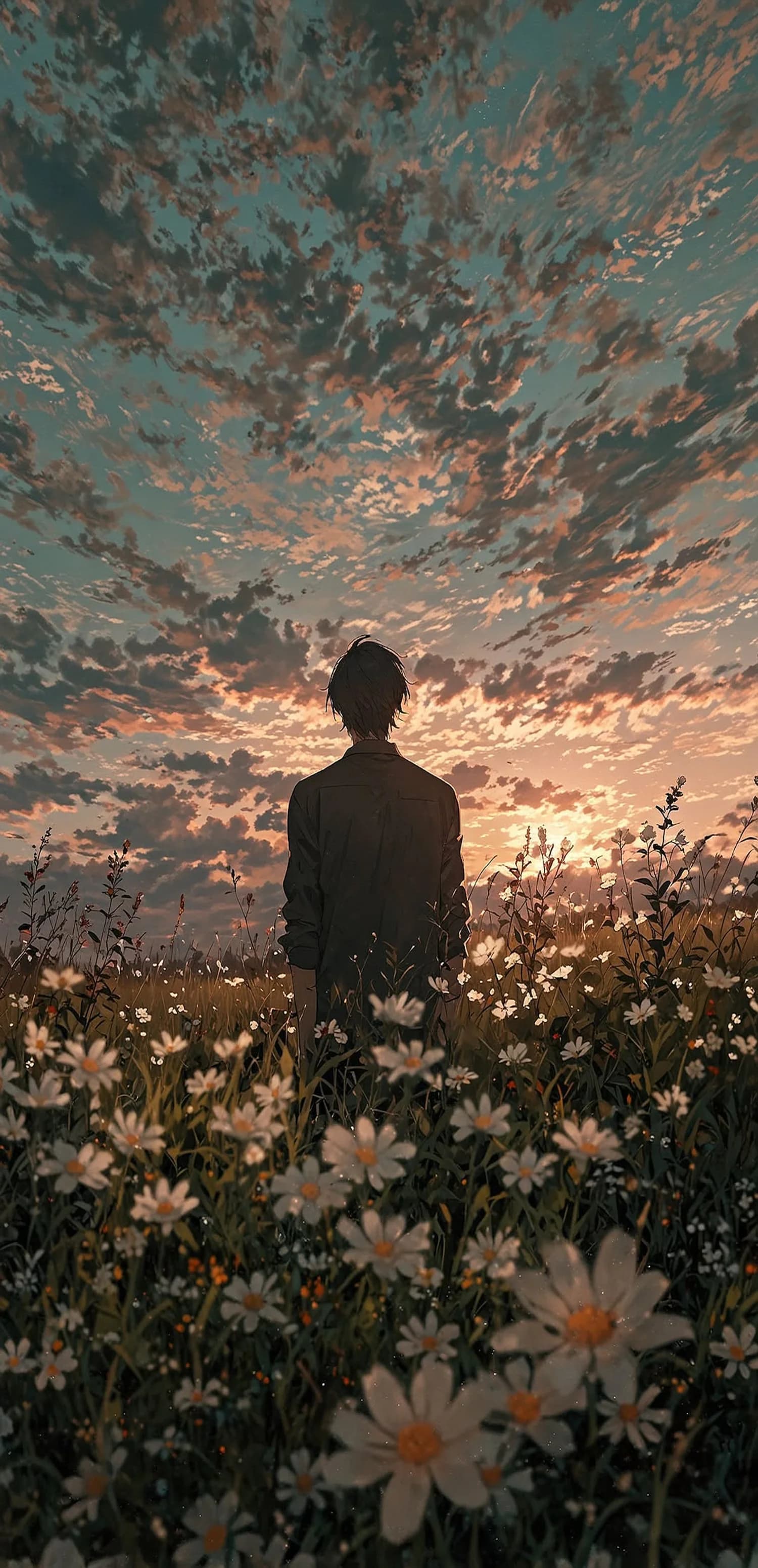 Sunset In The Meadow