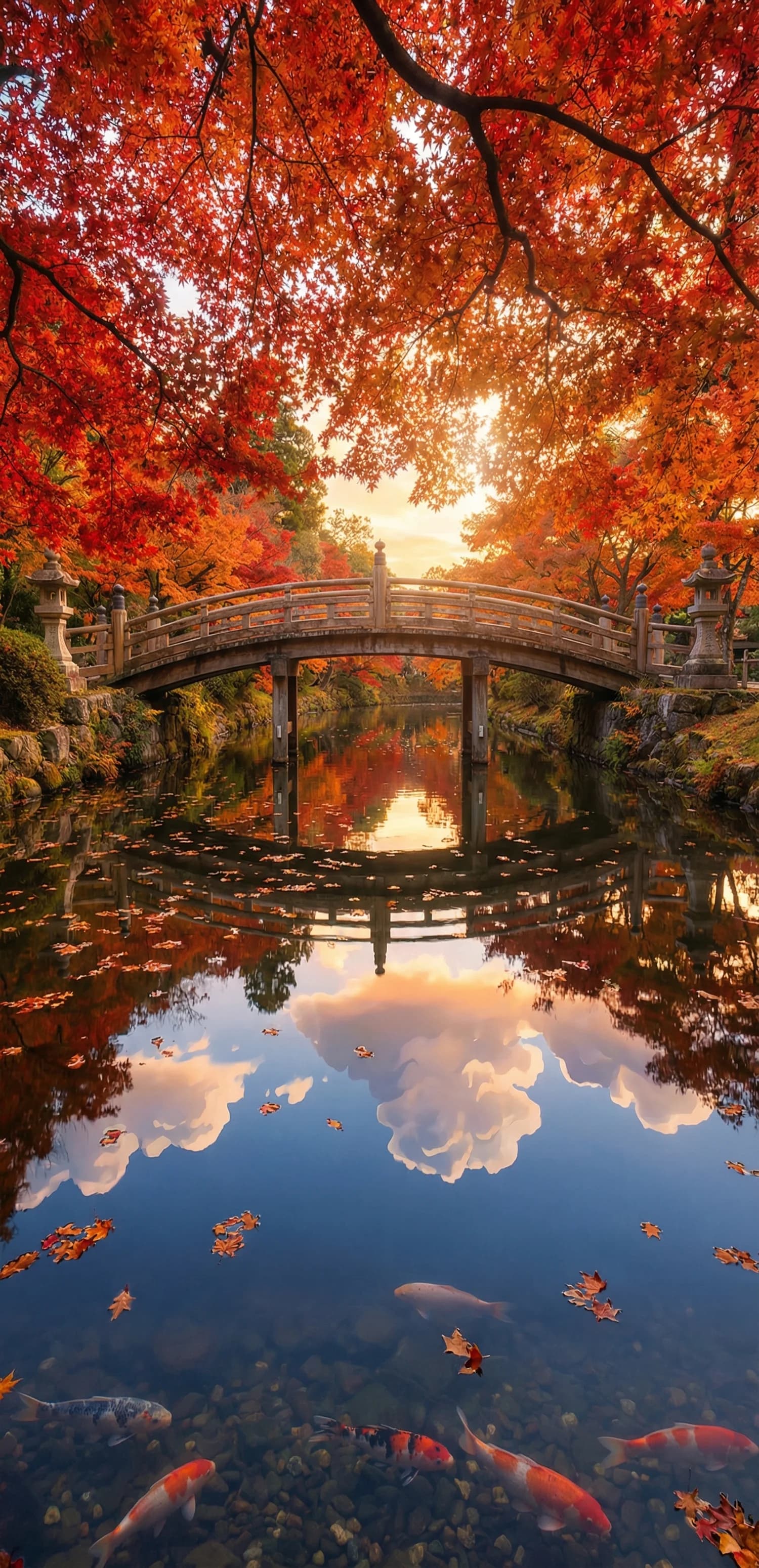 Autumn Pond Serenity
