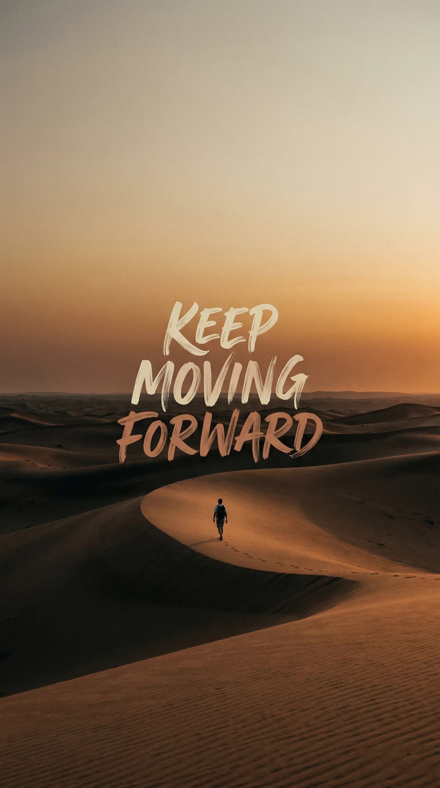 Desert Solitude: Keep Moving Forward