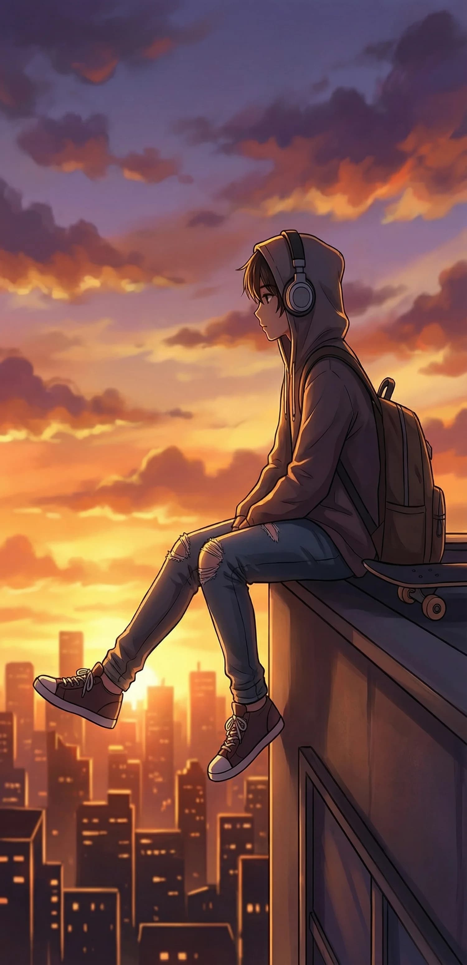 Urban Sunset Boy
