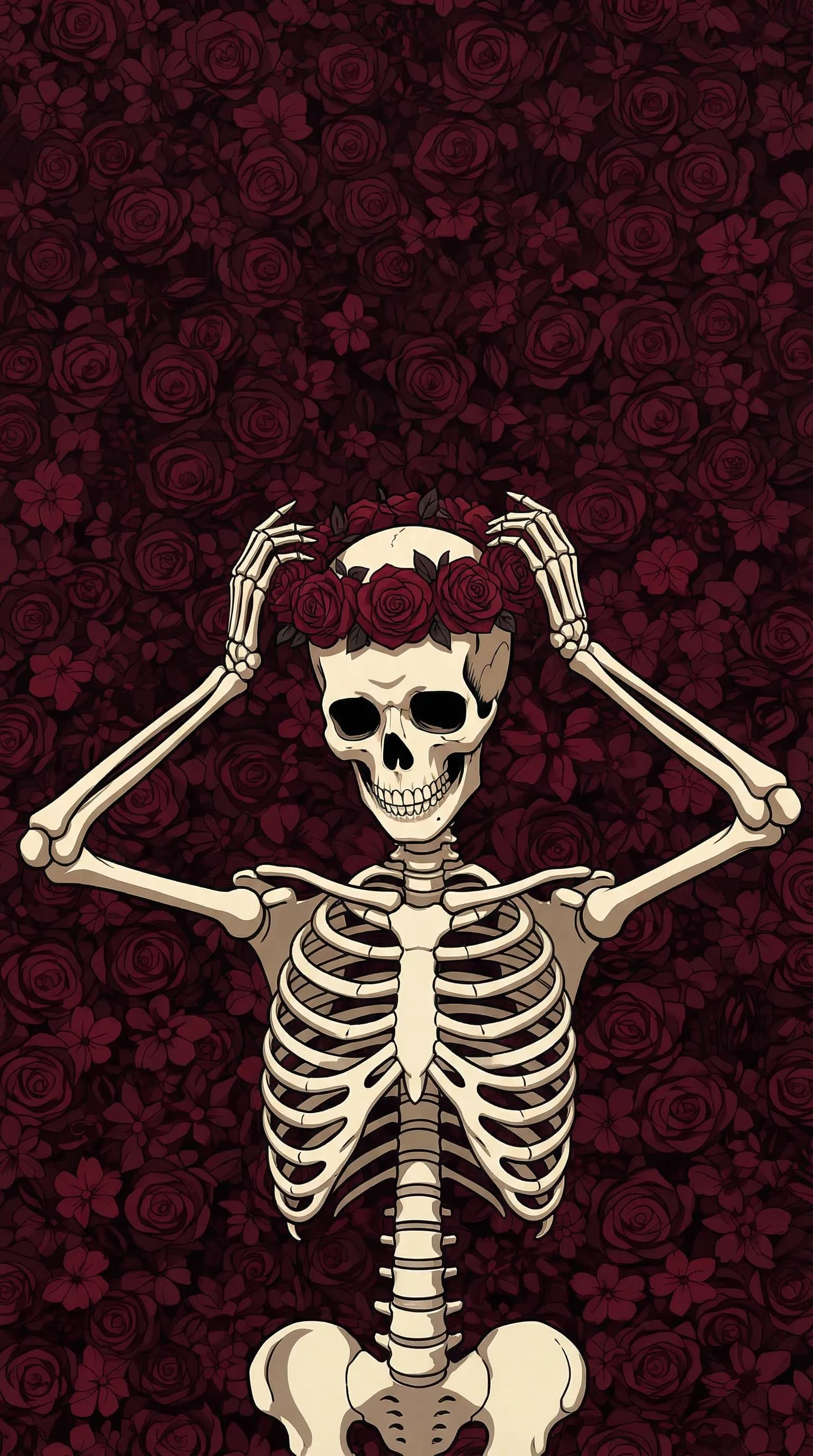 Skeleton in Blooms