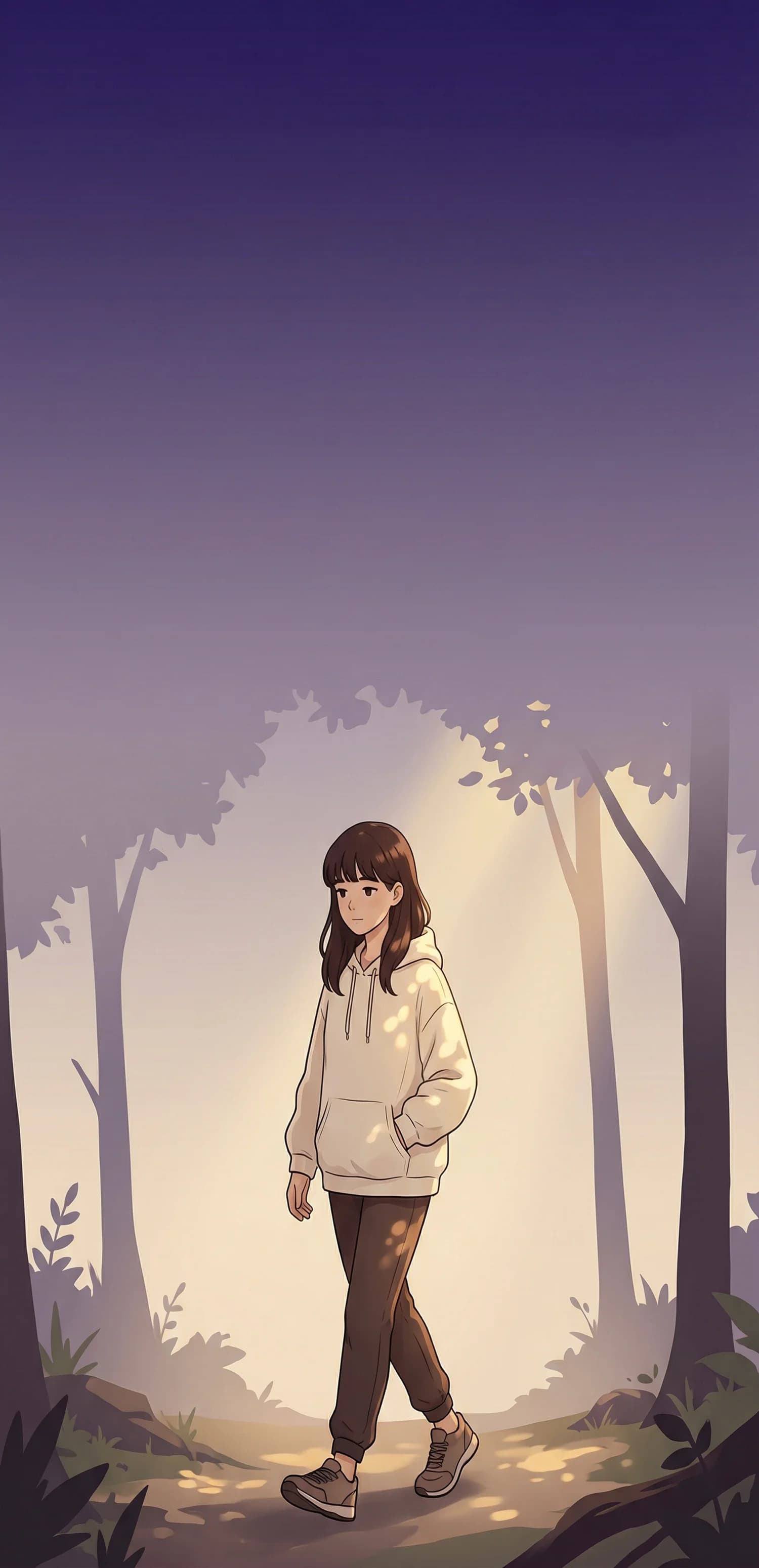 Forest Anime Wanderer